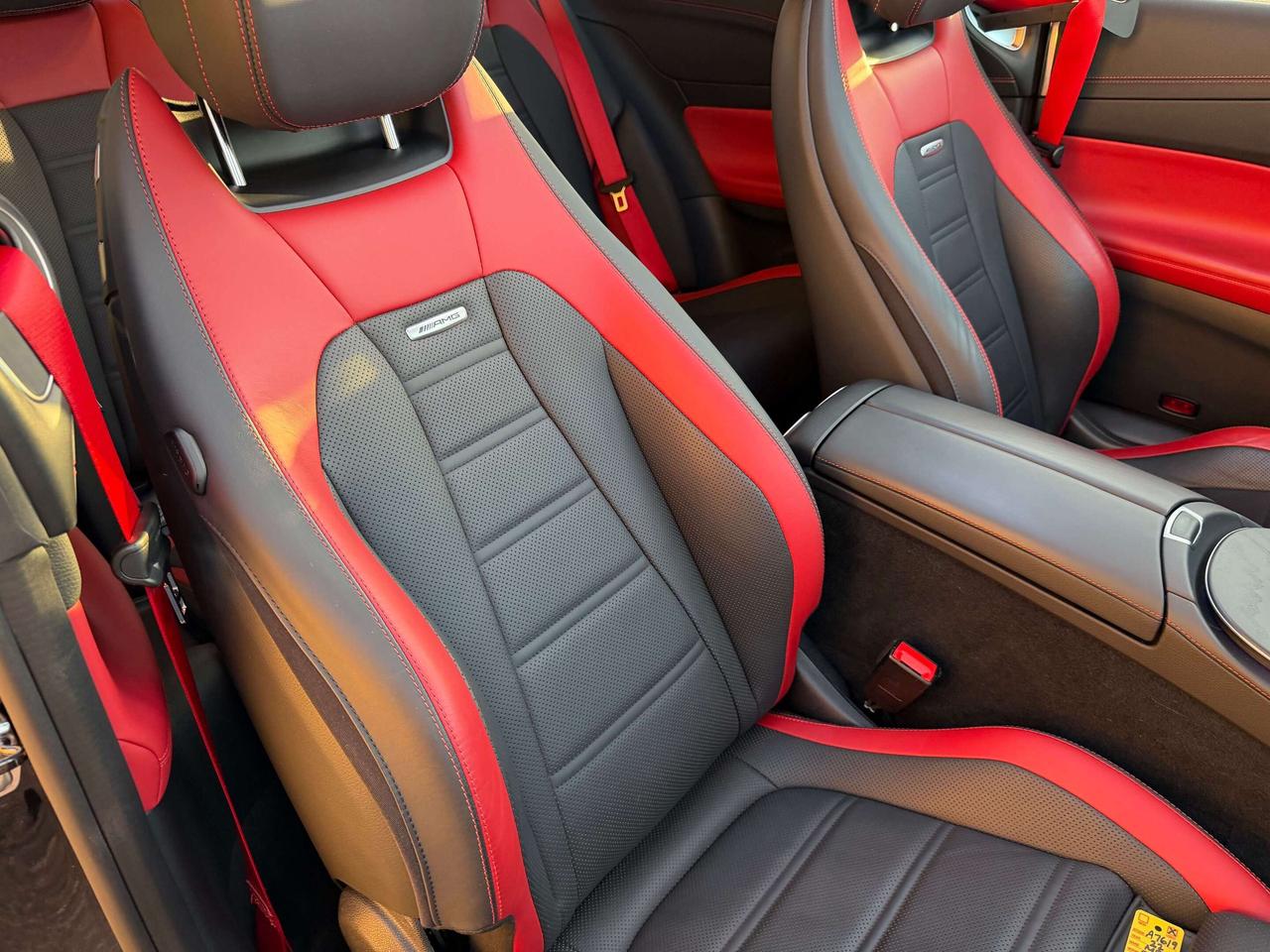 2022 Mercedes-Benz E-Class AMG E 53 4MATIC+ Coupe 1 Owner Red Interior Photo