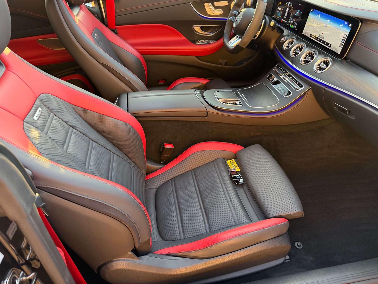 2022 Mercedes-Benz E-Class AMG E 53 4MATIC+ Coupe 1 Owner Red Interior Photo