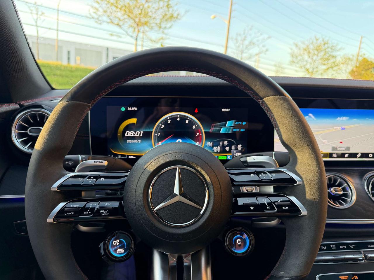 2022 Mercedes-Benz E-Class AMG E 53 4MATIC+ Coupe 1 Owner Red Interior Photo