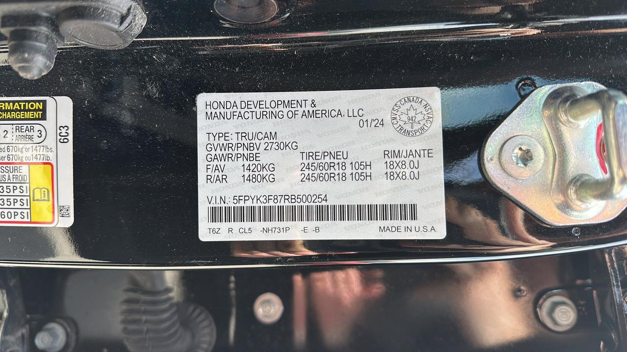 2024 Honda Ridgeline Black Edition AWD Photo