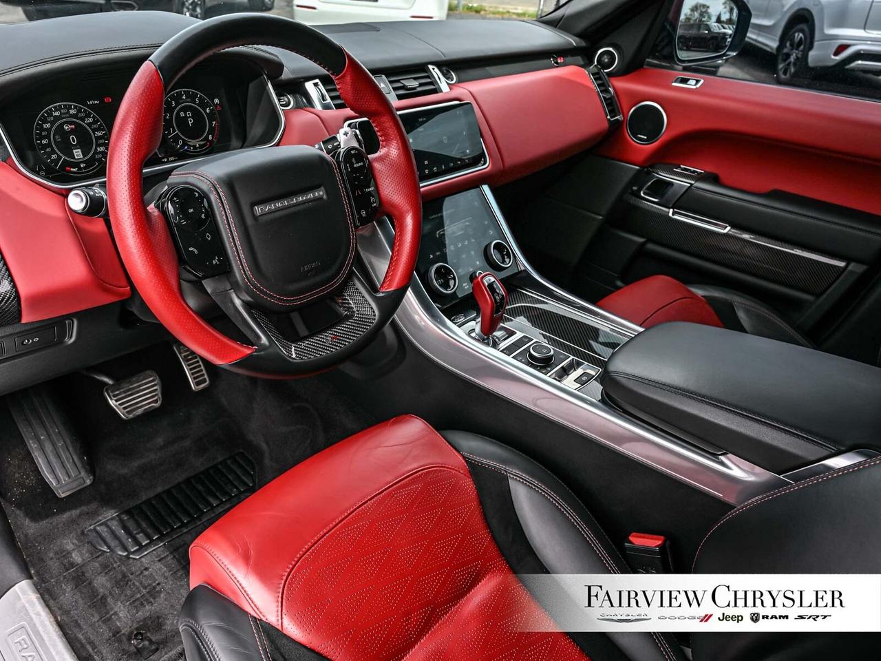 2019 Land Rover Range Rover Sport SVR PANOROOF   RED LEATHER   MERIDIAN SOUND   22 R Photo