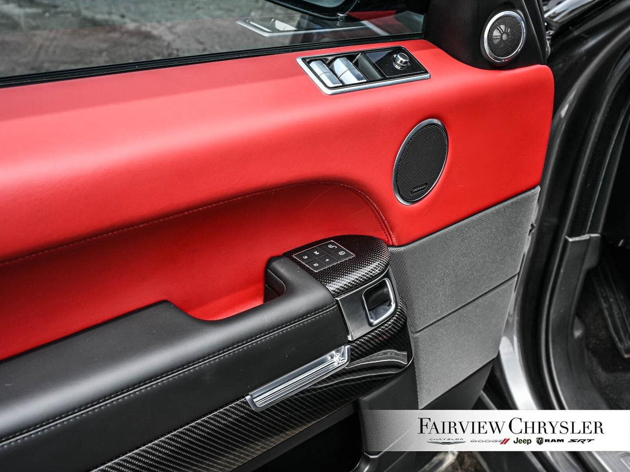 2019 Land Rover Range Rover Sport SVR PANOROOF   RED LEATHER   MERIDIAN SOUND   22 R Photo