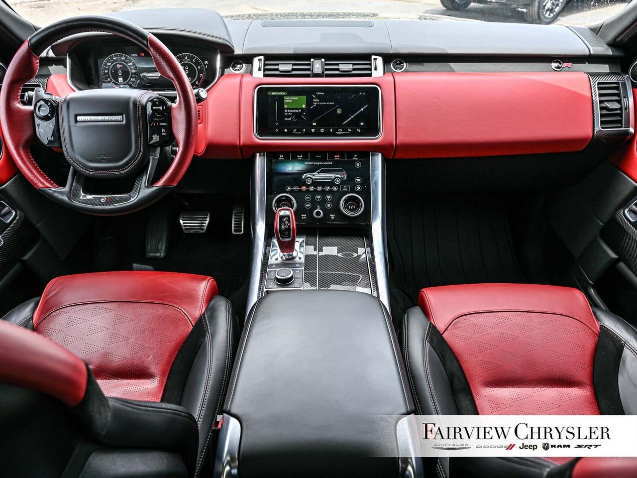 2019 Land Rover Range Rover Sport SVR PANOROOF   RED LEATHER   MERIDIAN SOUND   22 R Photo