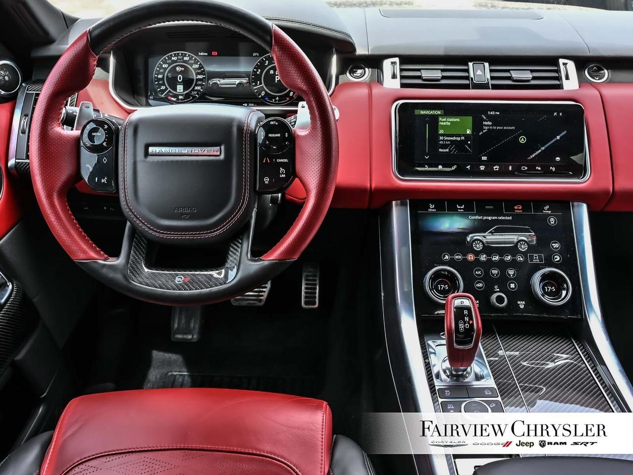 2019 Land Rover Range Rover Sport SVR PANOROOF   RED LEATHER   MERIDIAN SOUND   22 R Photo