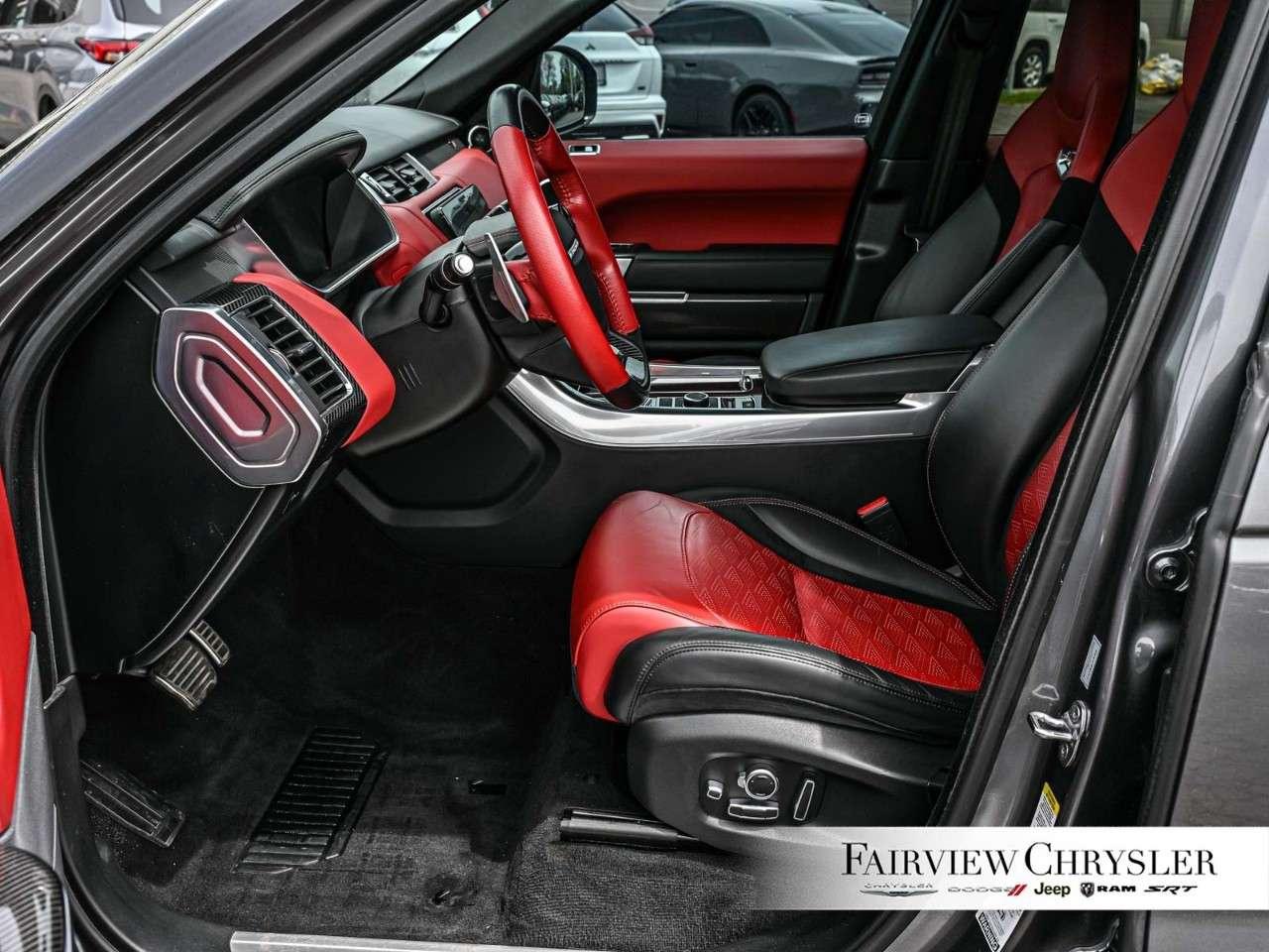 2019 Land Rover Range Rover Sport V8 Supercharged SVR PANOROOF   RED LEATHER   MERIDIAN SOUND   22 RIMS Photo