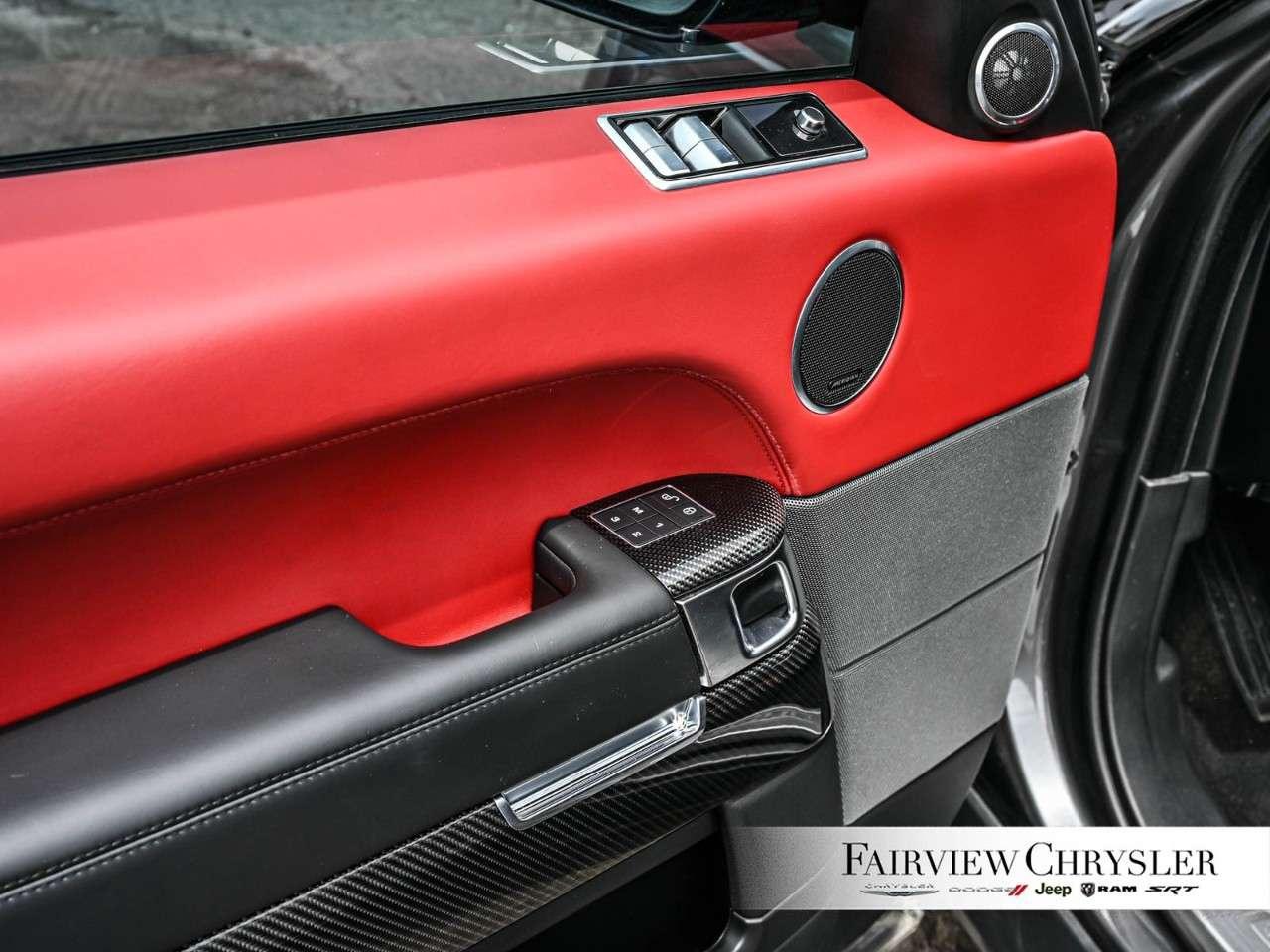 2019 Land Rover Range Rover Sport V8 Supercharged SVR PANOROOF   RED LEATHER   MERIDIAN SOUND   22 RIMS Photo