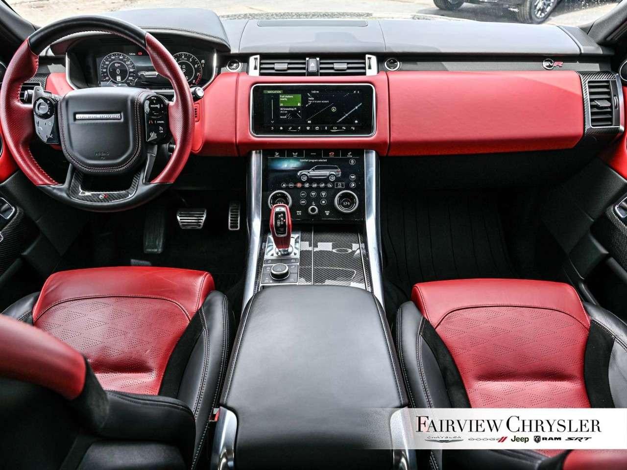 2019 Land Rover Range Rover Sport V8 Supercharged SVR PANOROOF   RED LEATHER   MERIDIAN SOUND   22 RIMS Photo