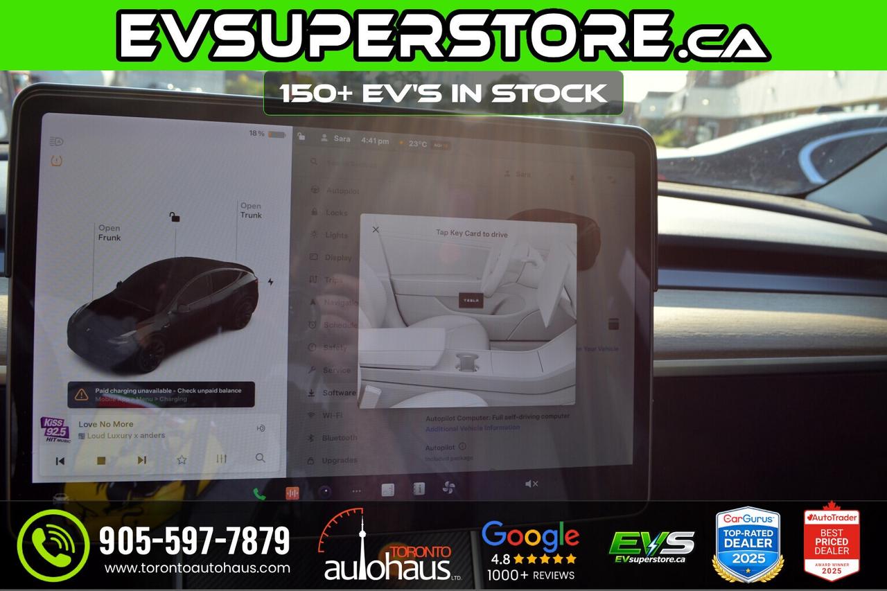 2022 Tesla Model Y LR AWD I OVER 100 TESLAS EVSUPERSTORE.CA Photo