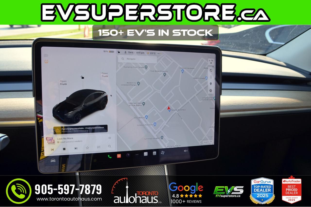 2022 Tesla Model Y LR AWD I OVER 100 TESLAS EVSUPERSTORE.CA Photo