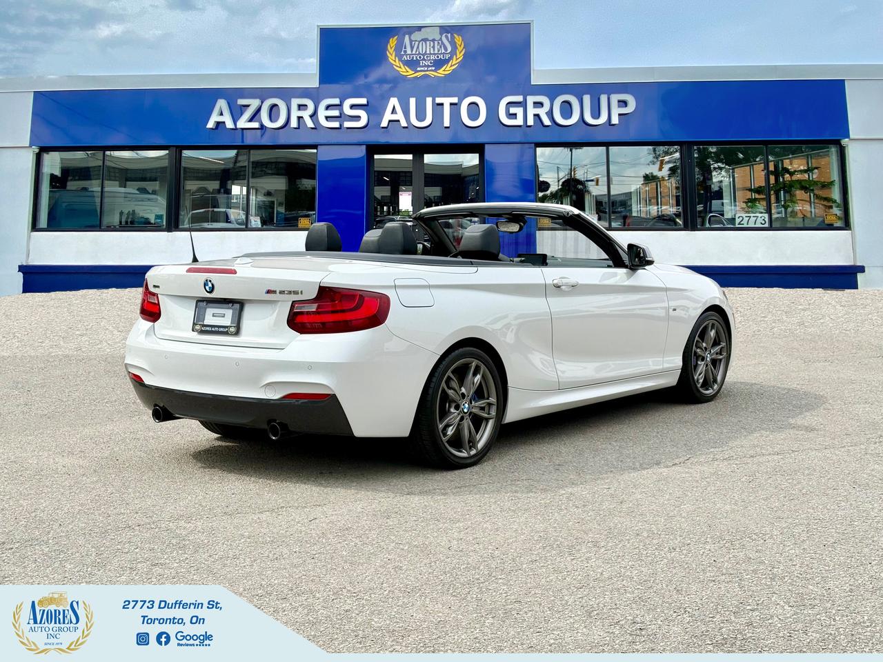 2016 BMW 2 Series M235i Convertible xDrive CleanCafax Only41,174KM Photo3