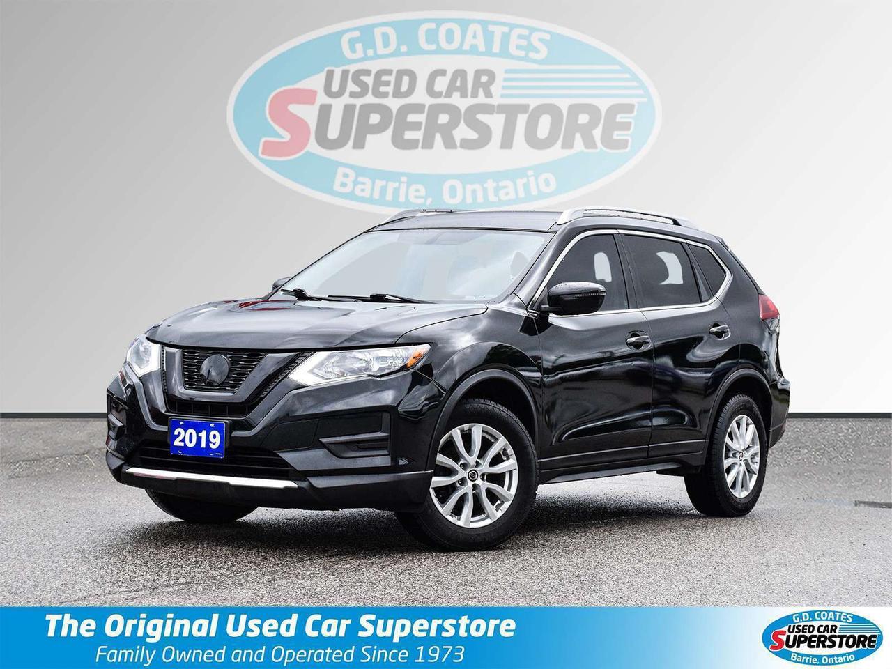 2019 Nissan Rogue S AWD ~Heated Seats + Wheel ~Camera ~CarPlay Photo0