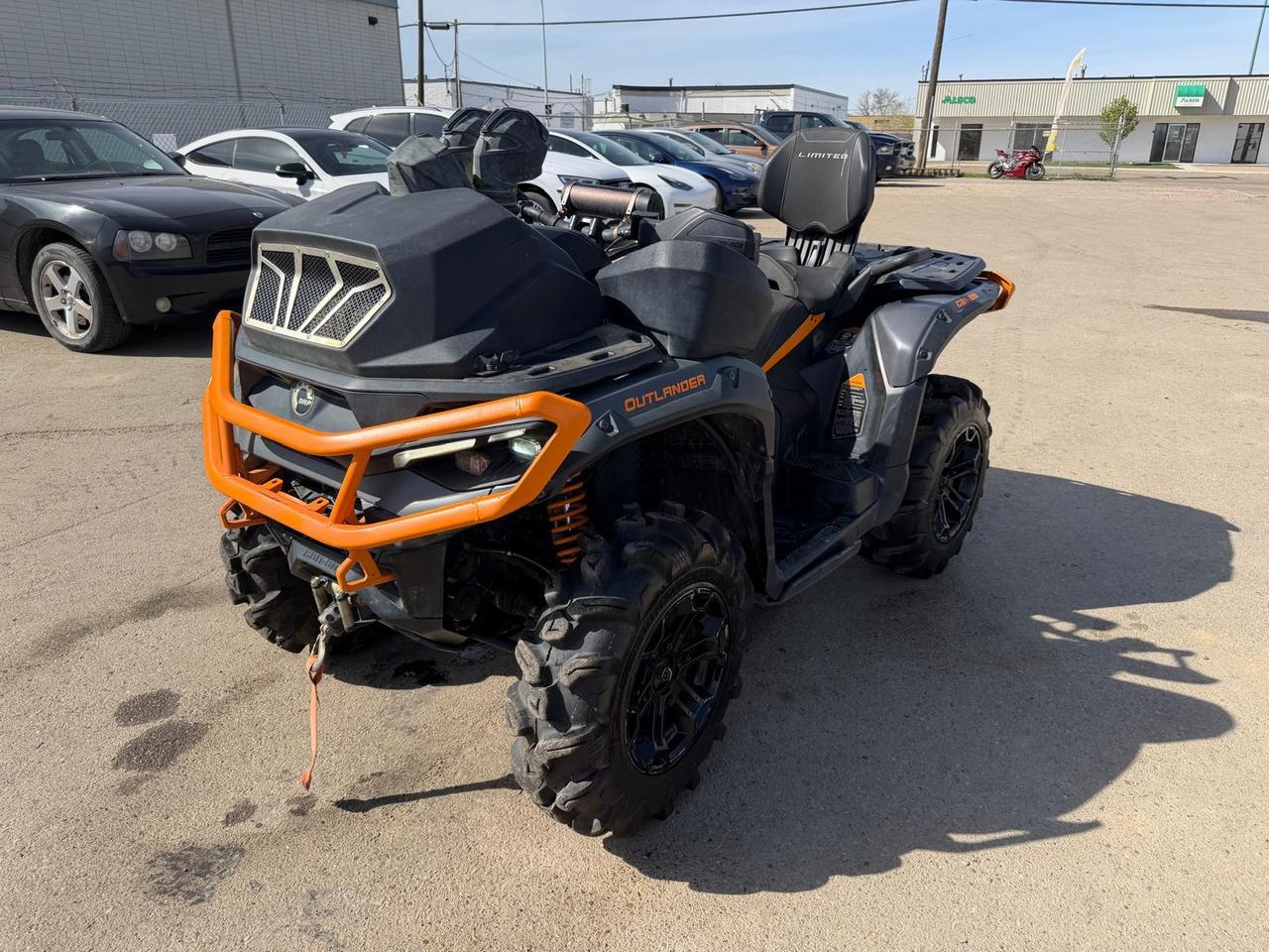 <p data-start=0 data-end=397>The 2025 Can-Am Outlander 1000 XT-P is built for riders who want premium trail performance, aggressive styling, and class-leading power in a high-performance ATV. Powered by a 101 hp Rotax&reg; 999 cc V-Twin engine, it delivers explosive acceleration, strong low-end torque, and responsive power for everything from fast trail riding to demanding terrain.</p><p data-start=0 data-end=397>&nbsp;</p><p data-start=399 data-end=798>Purpose-built for aggressive riding, the XT-P features selectable 2WD/4WD with Visco-4Lok front differential, allowing maximum traction when terrain gets rough. It also includes Tri-Mode Dynamic Power Steering (DPS) and Intelligent Engine Braking (iEB) with multiple drive modes, giving riders improved control and confidence in changing conditions.</p><p data-start=399 data-end=798>&nbsp;</p><p data-start=800 data-end=1249>Equipped with FOX 1.5 PODIUM QS3 shocks, 27-inch XPS Trail King tires, and 14-inch aluminum beadlock wheels, the XT-P delivers a smooth, controlled ride with responsive handling through trails, corners, and rough terrain. A 3,500 lb factory winch, full skid plate, front and rear bumpers, LED signature lighting, and a 7.6-inch digital display add capability and premium features right from the factory.</p><p data-start=800 data-end=1249>&nbsp;</p><p data-start=1251 data-end=1523>With 12 inches of ground clearance, 1,830 lb towing capacity, and premium factory upgrades, the 2025 Can-Am Outlander 1000 XT-P is designed to handle demanding work during the week and serious trail adventures on the weekends.</p><p data-start=1251 data-end=1523>&nbsp;</p><p data-start=1525 data-end=1610>Contact us today to learn more about financing, trade-ins, or delivery across Canada!</p>