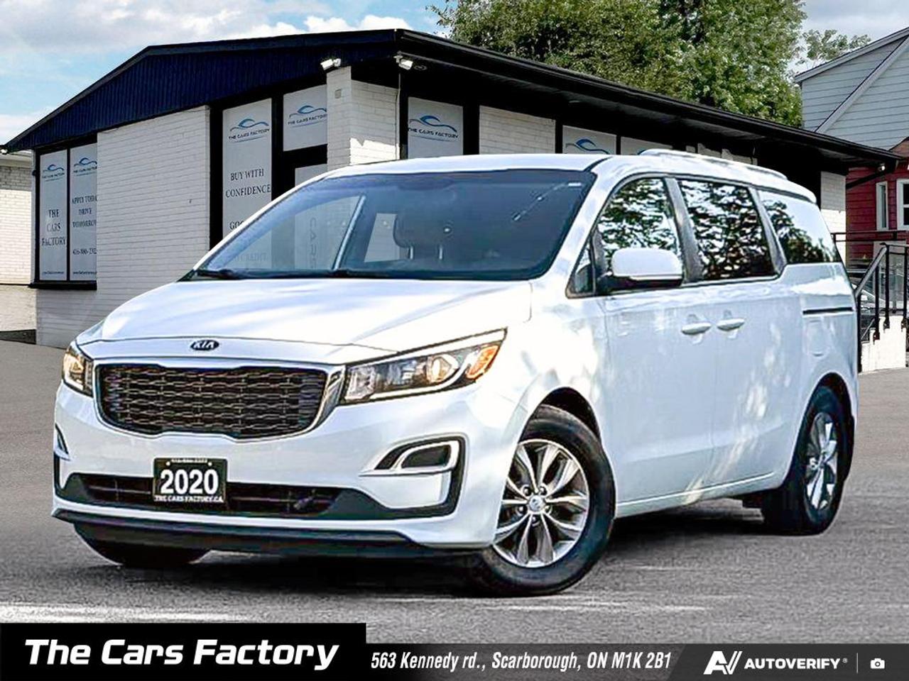 <p data-start=0 data-end=87><strong data-start=0 data-end=87>2020 Kia Sedona LX+ | Accident-Free | 8 Passenger | White on Tan Interior | Loaded!</strong></p><p data-start=89 data-end=411>Looking for the ultimate family vehicle? This accident-free <strong data-start=149 data-end=172>2020 Kia Sedona LX+</strong> is the perfect blend of comfort, versatility, safety, and value. Finished in a stunning <strong data-start=261 data-end=279>White exterior</strong> paired with a beautiful <strong data-start=304 data-end=320>Tan interior</strong>, this exceptionally clean minivan has been well cared for and is ready for its next owner.</p><p data-start=413 data-end=726>Powered by a smooth and reliable V6 engine, the Sedona comfortably seats up to <strong data-start=492 data-end=508>8 passengers</strong> while offering plenty of cargo space for family trips, sports equipment, groceries, or weekend getaways. The spacious cabin is packed with features designed to keep everyone comfortable and connected on every journey.</p><p data-start=728 data-end=1298>This LX+ model comes equipped with <strong data-start=763 data-end=1164>heated front seats, a heated steering wheel, remote starter, rear climate control with ice-cold air conditioning, rear power windows, power sliding doors, backup camera, rear parking sensors, Apple CarPlay, Android Auto, Bluetooth connectivity, blind-spot monitoring, rear cross-traffic alert, power drivers seat, cruise control, keyless entry, alloy wheels, USB connectivity, and a trailer hitch</strong>. The premium tan interior provides a bright and upscale feel, while the thoughtful seating layout ensures comfort for all passengers.</p><p data-start=1300 data-end=1634>Whether youre looking for a dependable family hauler, a comfortable road-trip vehicle, or simply need the flexibility of an 8-passenger van, this Sedona checks all the boxes. With its accident-free history, desirable color combination, outstanding condition, and impressive list of features, this is a vehicle youll be proud to own.</p><p data-start=1636 data-end=1844 data-is-last-node= data-is-only-node=>Dont miss your chance to own this exceptionally clean and well-equipped <strong data-start=1709 data-end=1732>2020 Kia Sedona LX+</strong>. Contact us today to arrange a test drive and experience everything this fantastic family vehicle has to offer.</p><p data-start=1636 data-end=1844 data-is-last-node= data-is-only-node=><strong>Available for $19,990 cash, or financed from $17,990 (6.99% O.A.C., finance fee applies).</strong></p><p data-start=1330 data-end=1360>Welcome to The Cars Factory!</p><p data-start=1362 data-end=1444>Your Premier Destination for Quality Pre-Owned Vehicles in Scarborough, Ontario!</p><p data-start=1446 data-end=1579>Located at 563 Kennedy Rd., Scarborough, Ontario, Canada</p><p data-start=1446 data-end=1579>Appointments Available &ndash; Personalized, hassle-free service just for you!</p><p data-start=1581 data-end=2010>CERTIFIED VEHICLES YOU CAN TRUST!<br data-start=1614 data-end=1617>Drive with confidence knowing your vehicle has passed our comprehensive safety inspection &ndash; going above and beyond industry standards! We also include a fresh oil change and professional detailing before your car hits the road.<br data-start=1844 data-end=1847>Certification Package available for only $899.<br data-start=1893 data-end=1896>Note: Vehicles are not drivable unless certified and e-tested. All trade-ins welcome! Taxes and licensing extra.</p><p data-start=2012 data-end=2293>EASY FINANCING &ndash; APPROVALS MADE SIMPLE!<br data-start=2051 data-end=2054>No credit? New to Canada? Struggling with past credit history? We specialize in getting you approved! Our expert finance team will work with you no matter your situation &ndash; whether it&rsquo;s a history of bankruptcy, collections, or bad credit.</p><ul data-start=2295 data-end=2448><li data-start=2295 data-end=2345><p data-start=2297 data-end=2345>On-the-spot financing &ndash; Get approved instantly</p></li><li data-start=2346 data-end=2392><p data-start=2348 data-end=2392>Bad credit? You&rsquo;re still likely to qualify</p></li><li data-start=2393 data-end=2448><p data-start=2395 data-end=2448>Take control and start rebuilding your credit today</p></li></ul><p data-start=2450 data-end=2511>Please note: Financing is subject to an administrative fee.</p><p data-start=2513 data-end=2803>PEACE OF MIND WITH EXTENDED WARRANTIES!<br data-start=2552 data-end=2555>Don&rsquo;t leave your vehicle&rsquo;s future to chance! Protect your investment with an eligible extended warranty. We offer customizable coverage options that give you the peace of mind you deserve. Speak with our team to find the best plan for your needs!</p><p data-start=2805 data-end=3070>NO-HAGGLE PRICING &ndash; THE BEST DEAL, GUARANTEED!<br data-start=2851 data-end=2854>The Cars Factory ensures you get the best price from day one! With no-haggle pricing and constant market monitoring, we guarantee you&rsquo;re always getting an unbeatable deal. No surprises, no stress &ndash; just pure value!</p><p data-start=3072 data-end=3102>Why Choose The Cars Factory?</p><p data-start=3104 data-end=3352>At The Cars Factory, we put quality, transparency, and customer satisfaction at the forefront of everything we do. Our goal is to deliver the best experience for every customer, with a focus on making your car-buying journey smooth and enjoyable.</p><p data-start=3354 data-end=3500>Book your appointment today and discover why The Cars Factory is the smart choice for your next vehicle! Don&rsquo;t miss out on our unbeatable deals!</p><hr data-start=3502 data-end=3507><p>&nbsp;<span data-start=3509 data-end=3524>Disclaimer:</span> All vehicles are subject to HST, licensing fees, and a $22 OMVIC fee.</p>