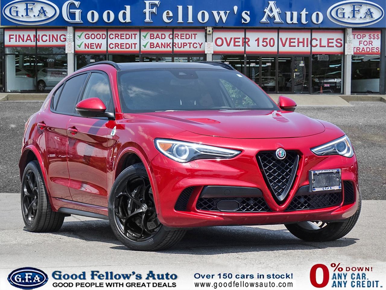 2019 Alfa Romeo Stelvio QUADRIFOGLIO, AWD, LEATHER & SUEDE SEATS, POWER SE