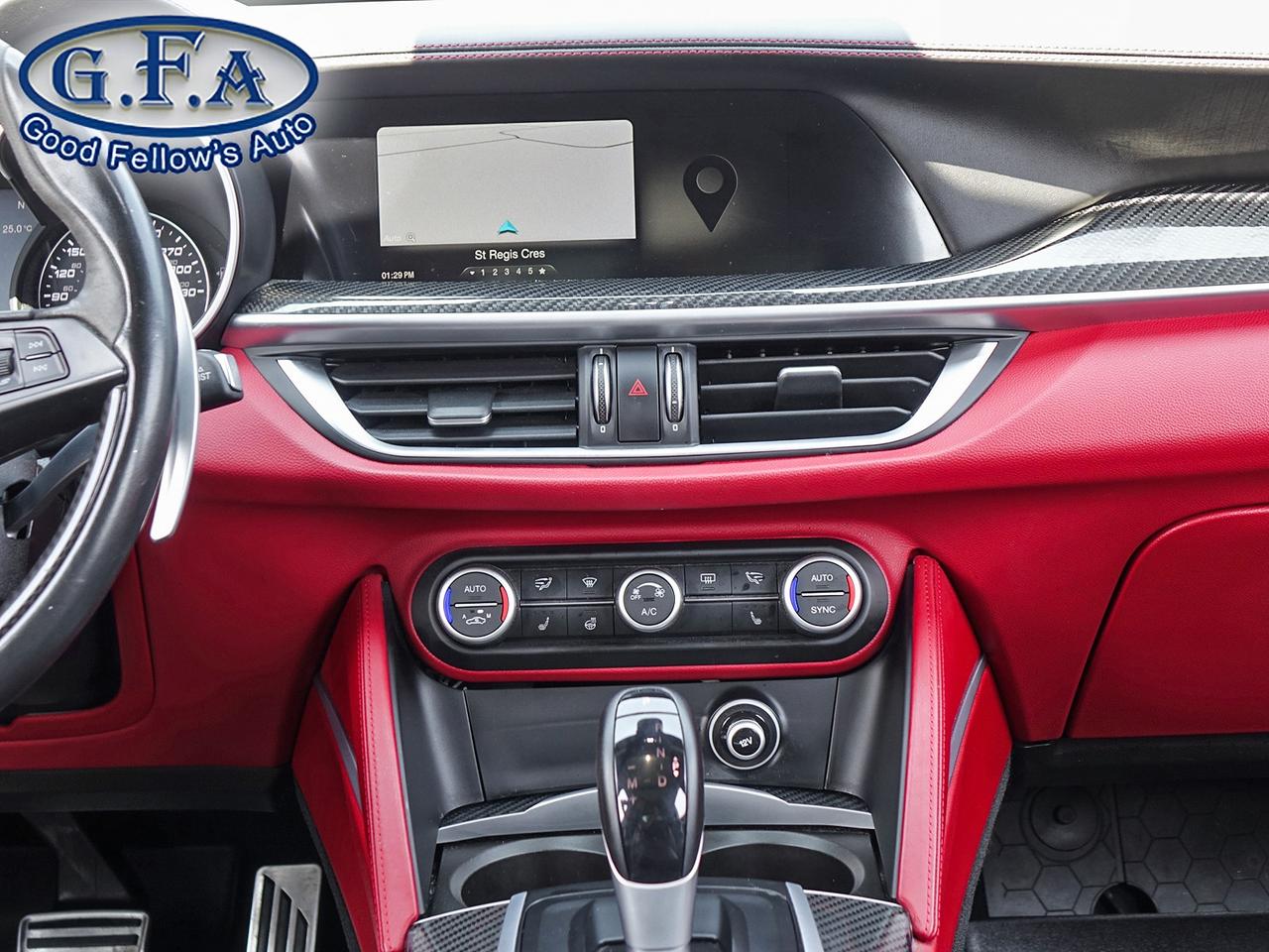 2019 Alfa Romeo Stelvio QUADRIFOGLIO, AWD, LEATHER & SUEDE SEATS, POWER SE Photo46