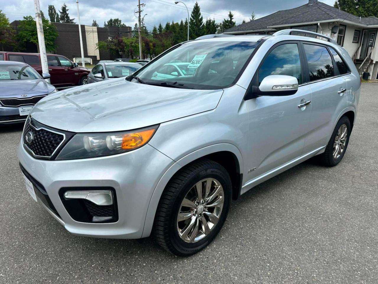 <p> 2012 Kia Sorento SX AWD </p><p>Only 178,518 KM! </p><p>Fully loaded 7-passenger SUV with luxury and performance:<br> All-Wheel Drive<br> Automatic Transmission<br> Heated & Cooled Seats<br> Bluetooth<br> Reverse Sensors<br> Hill Descent Control<br> Air Conditioning<br> Cruise Control<br> Power Sunroof<br> Power Seats<br> Power Windows, Locks & Mirrors<br> Factory Alloy Wheels<br> Spacious Interior</p><p>Perfect family SUV with comfort, style, and year-round capability! </p><p>Administration Fee $450</p><p>Dealer# 26220</p><span id=jodit-selection_marker_1779232669010_699758984372946 data-jodit-selection_marker=start style=line-height: 0; display: none;></span> <p><br></p><p>Excellent, Affordable Lubrico Warranty Options Available on ALL Vehicles!</p><p><span style=background-color: rgba(var(--bs-white-rgb),var(--bs-bg-opacity)); color: var(--bs-body-color); font-family: open-sans, -apple-system, BlinkMacSystemFont, "Segoe UI", Roboto, Oxygen, Ubuntu, Cantarell, "Fira Sans", "Droid Sans", "Helvetica Neue", sans-serif; font-size: var(--bs-body-font-size); font-weight: var(--bs-body-font-weight); text-align: var(--bs-body-text-align);>All Vehicles are Safety Inspected by a 3rd Party Inspection Service.&nbsp;</span><br><br>We speak English, French, German, Punjabi, Hindi and Urdu Language!&nbsp;</p><p><br>We are proud to have sold over 15,000 vehicles to our customers throughout B.C. from this same&nbsp;location in Surrey.<span id=jodit-selection_marker_1747949601815_3502933354387793 data-jodit-selection_marker=start style=line-height: 0; display: none;></span></p><p><br>What Makes Us Different? <br>All of our vehicles have been sent to us from new car dealerships. They are all trade-ins and we are a large remarketing centre for the lower mainland new car dealerships. We do not purchase vehicles at auctions or from private sales. <br> <br>Administration Fee of $450<br> <br>Disclaimer: <br>Vehicle options are inputted from a VIN decoder. As we make our best effort to ensure all details are accurate we can not guarantee the information that is decoded from the VIN. Please verify any options before purchasing the vehicle. <br> <br>B.C. Dealers Trade-In Centre <br>14458 104th Ave. <br>Surrey, BC <br>V3R1L9 <br>DL# 26220</p><p> <br> </p><p>6-0-4-5-8-5-1-8-3-1</p>