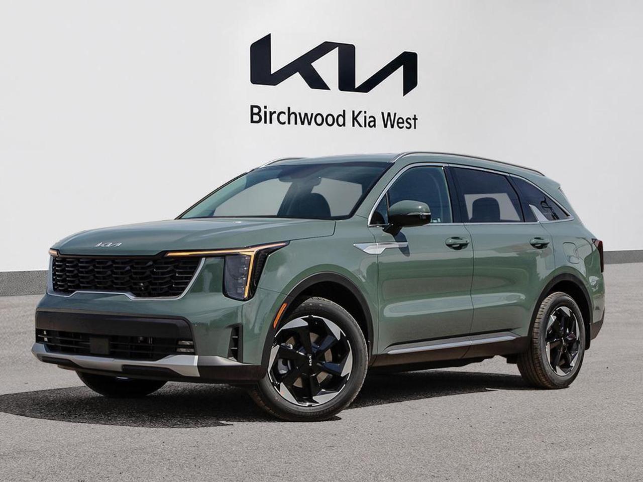 Experience is Everything at Birchwood Kia West!  It is our mission to provide the most transparent and time efficient sales process out of any Manitoba Kia Dealer!  Come visit us and see for yourself why we have a 4.4 star google rating!
The 2026 Kia Sorento Hybrid EX in striking Cityscape Green is a smart, capable choice for families who want three-row versatility without sacrificing efficiency. With AWD, a 1.6L hybrid powertrain delivering impressive fuel economy, and a feature-rich EX trim, this Sorento checks all the right boxes for active families and eco-conscious drivers alike.

Key Features
- Cityscape Green exterior with Black interior  a distinctive, modern colour pairing
- AWD Hybrid powertrain with 6.7 L/100 km highway and 7.2 L/100 km city fuel economy
- Smart Cruise Control with Stop & Go  ideal for highway commutes and stop-and-go traffic
- Heated front seats with power driver seat and 2-way lumbar support for long-haul comfort
- Fixed 3rd row seating  versatile 7-passenger capacity for growing families
- Lane Following Assist 2 (LFA 2) and Blind-Spot Collision-Avoidance Assist for confident driving
- 19 alloy wheels with 235/55R19 tires and a lip spoiler for a polished, athletic look
- Heated leather steering wheel with paddle shifters and drive mode select

Safety Highlights
- Forward and Reverse Parking Sensors with Dynamic Backup Camera
- Driver Monitoring Alert and Collision Mitigation-Front
- Full suite of airbags including curtain airbags for rows 1 and 2

Ready to make it yours? Reserve this Sorento Hybrid online, start your purchase at birchwoodkiawest.ca, or contact us to book a test drive. Experience is Everything at Birchwood Kia West  Manitobas most transparent and time-efficient Kia dealer, with a 4.4-star Google rating to prove it!
ADDITIONAL ACCESSORIES INCLUDED: 

*Kia Genuine All-Weather Floor Mats
*Premium DEFA Block Heater
*Kia Genuine Wheel Locks
*Kia Genuine Touch-Up Paint

You might qualify for additional savings on your purchase! Ask us about our:

$500 Grad Program
$750 Mobility Assistance Program
$500 Military Benefit
1% Loyalty Rate Reduction 

FIND MORE INFORMATION AND VIEW MORE OPTIONS

*Visit us! Birchwood Kia West in the Birchwood Auto Park. Portage Ave & The Perimeter!
*Visit www.birchwoodkiawest.ca
*Contact our sales department at (204) 888-4542

*Whenever possible, the vehicle photos shown are of the ACTUAL vehicle. This provides the best online shopping experience for our valued customers.
*Price includes all options, fees, and levies. No additional charges are applied.
*Additional fees may apply to select finance and lease options. 
*Dealer Permit #4302
Dealer permit #4302
