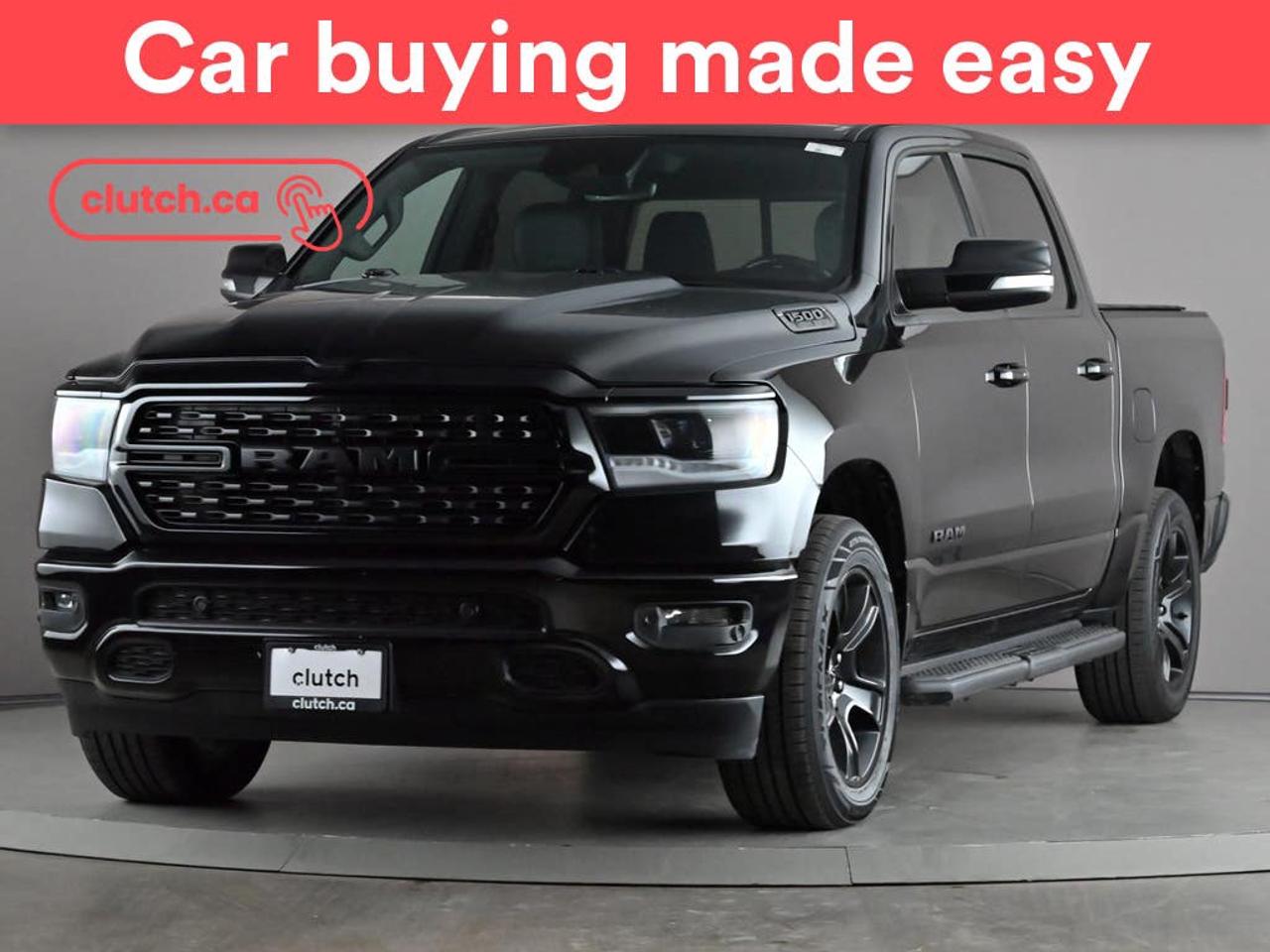 Brake Assist, Running Boards, Bed-Rail Protectors and more!<br> <br>Clutch is the largest online used car retailer in Canada, delivering a seamless, hassle-free car-buying experience to drivers everywhere. Shop thousands of used cars online, get the right one delivered to your door, and enjoy peace of mind with our 10-Day Money-Back Guarantee. How sweet is that? To learn more, visit clutch.ca.<br> <br>The top features for this car include:<br> <br>Electric Parking Brake<br>Brake Assist<br>Running Boards<br>Bed-Rail Protectors<br>Auto Dimming Rearview Mirror<br>Front Heated Seats<br>Power Lumbar Support<br>Folding Rear Seats<br>Climate Control<br>Dual Zone Front Climate Control<br>Rear Climate Vents<br>Premium Sound System<br>Speed-Sensitive Volume<br>Bluetooth Music<br>Touchscreen Display<br>GPS Navigation<br>Cruise Control<br>Integrated Garage Door Opener<br>12V Outlet<br>Hands Free Device Connectivity<br>Apple CarPlay<br>Android Auto<br>USB Input<br>Keyless Entry<br>Push Button Start<br>Passive Keyless Entry<br>Keyfob Remote Start<br>Forward Collision Mitigation<br>Heated Steering Wheel<br>One-Touch Windows<br>Rain Sensing Wipers<br>Rear Window Defroster<br>Hill Assistance<br>Automatic High Beams<br>Rear View Camera<br>Parking Sensors<br>Rear Parking Sensors<br>Power Driver Seat<br>Power Folding Exterior Mirrors<br>In-Box Lighting<br> <br>Seamless home delivery - Delivery to your door in a matter of days. Available on select packages.<br> <br>Try it out for 10 days - If you do not like it, we will take it back. <br> <br>Quality assured - All cars go through our rigorous 210-point inspection and reconditioning process.<br> <br>Peace of mind - Warranty and protection plans available.<br> <br>Haggle-free - No haggling or hard sells.<br> <br>100% Transparency - Full inspection reports on every car, including high-res photography and a free Carfax report.<br> <br>Listed price is for cash purchase only and does not include taxes, Shipping Fees (if applicable), Delivery Fees (if applicable), government licensing fees.<br> <br>Previous Provincial Registrations:<br>Ontario<br> <br>Stock # 104340