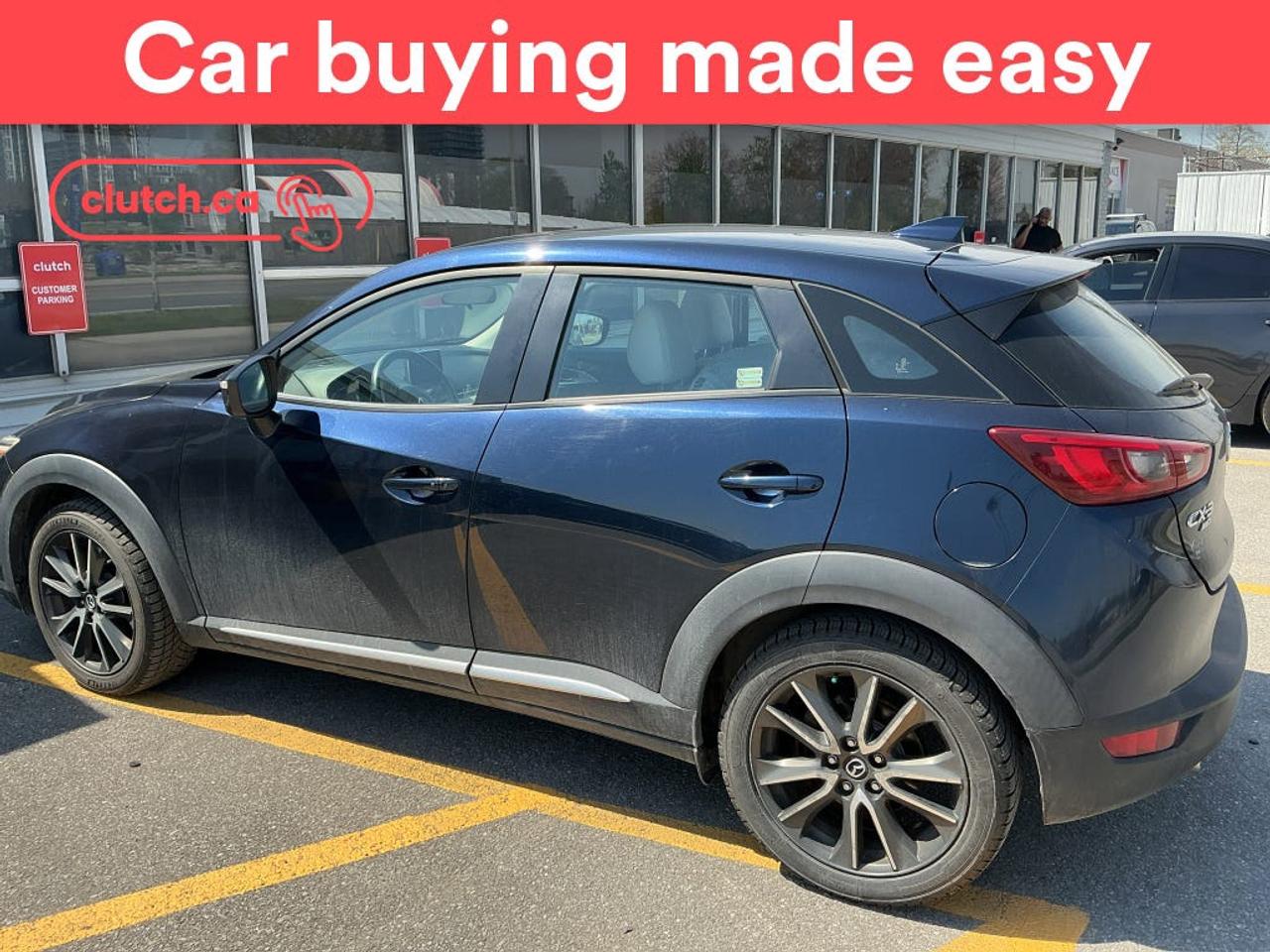 Front Heated Seats, Folding Rear Seats, Climate Control and more!<br> <br>Clutch is the largest online used car retailer in Canada, delivering a seamless, hassle-free car-buying experience to drivers everywhere. Shop thousands of used cars online, get the right one delivered to your door, and enjoy peace of mind with our 10-Day Money-Back Guarantee. How sweet is that? To learn more, visit clutch.ca.<br> <br>The top features for this car include:<br> <br>Brake Assist<br>Front Heated Seats<br>Folding Rear Seats<br>Climate Control<br>Premium Sound System<br>Bluetooth Music<br>Touchscreen Display<br>GPS Navigation<br>Cruise Control<br>12V Outlet<br>Hands Free Device Connectivity<br>USB Input<br>Keyless Entry<br>Push Button Start<br>Passive Keyless Entry<br>Heads Up Display<br>Rain Sensing Wipers<br>Rear Window Defroster<br>Hill Assistance<br>Rear View Camera<br> <br>Seamless home delivery - Delivery to your door in a matter of days. Available on select packages.<br> <br>Try it out for 10 days - If you do not like it, we will take it back. <br> <br>Quality assured - All cars go through our rigorous 210-point inspection and reconditioning process.<br> <br>Peace of mind - Warranty and protection plans available.<br> <br>Haggle-free - No haggling or hard sells.<br> <br>100% Transparency - Full inspection reports on every car, including high-res photography and a free Carfax report.<br> <br>Listed price is for cash purchase only and does not include taxes, Shipping Fees (if applicable), Delivery Fees (if applicable), government licensing fees.<br> <br>Previous Provincial Registrations:<br>Ontario<br> <br>Stock # 104430