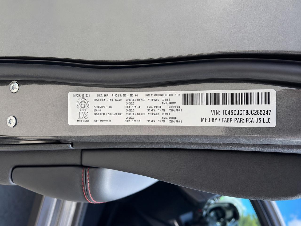 2026 Dodge Durango GT PREMIUM | HEMI | Redline Pkg | Tow N Go | AWD Photo