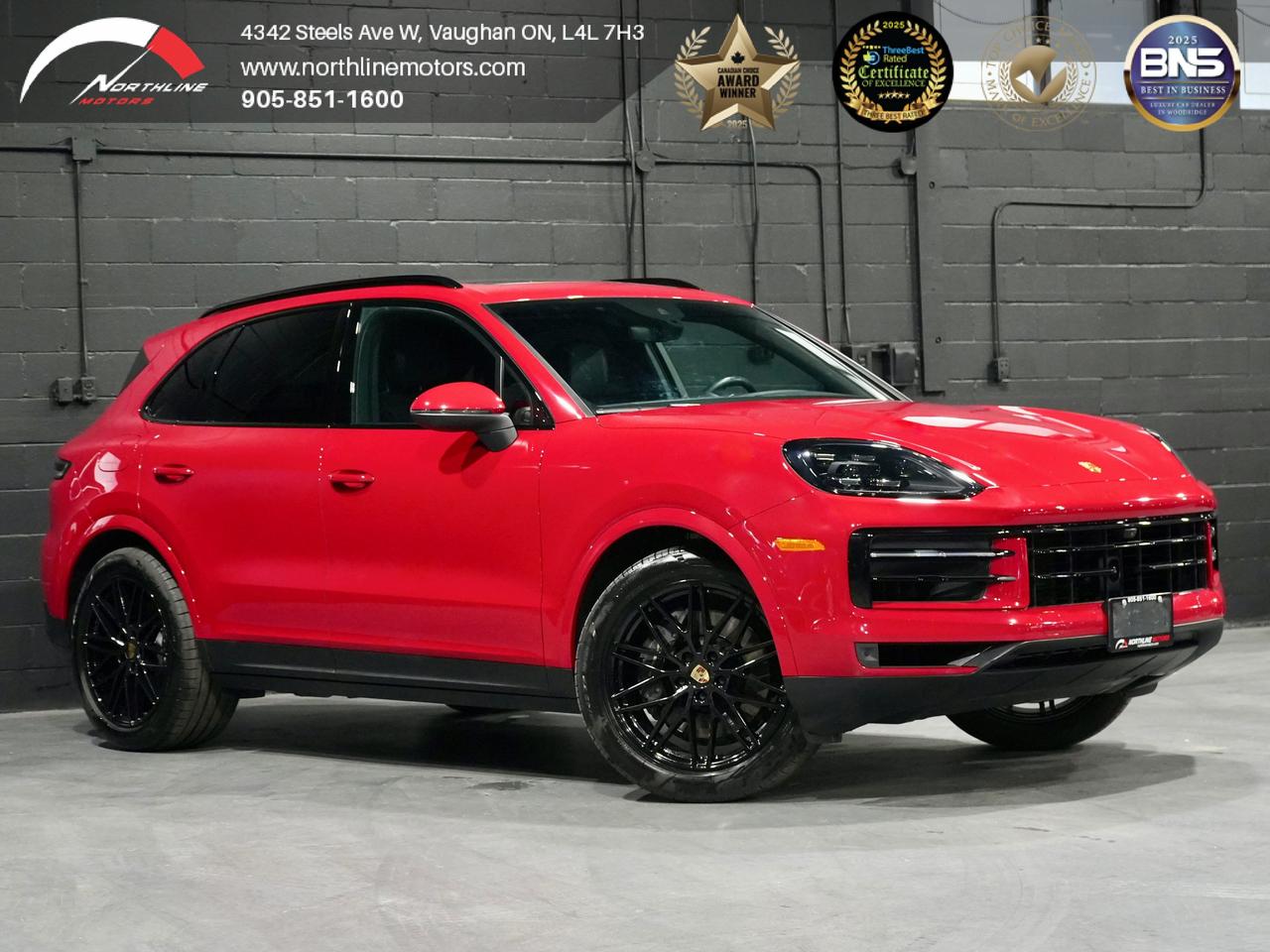 2024 Porsche Cayenne CARMINE RED|PANO|BOSE|DRIVE ASIST|NOACCIDENT|LOWKM Photo0