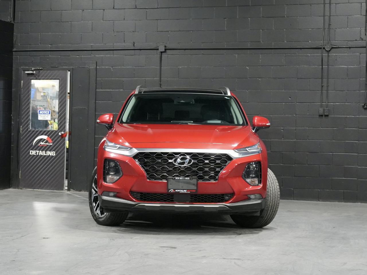 2019 Hyundai Santa Fe Ultimate|SCARLET RED|HUD|360CAM|DRIVE ASSIST| NAV Photo2