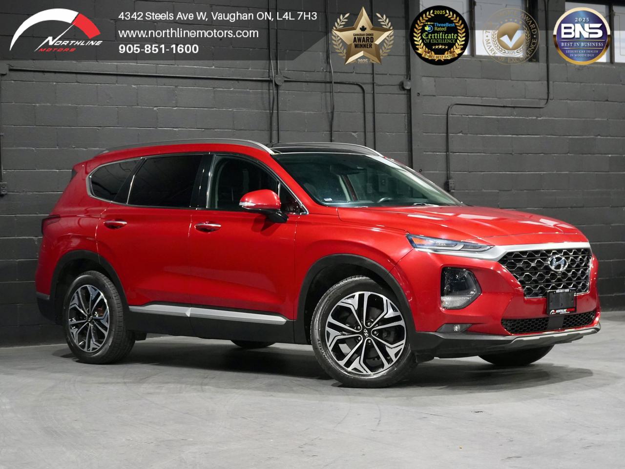 2019 Hyundai Santa Fe Ultimate|SCARLET RED|HUD|360CAM|DRIVE ASSIST| NAV Photo