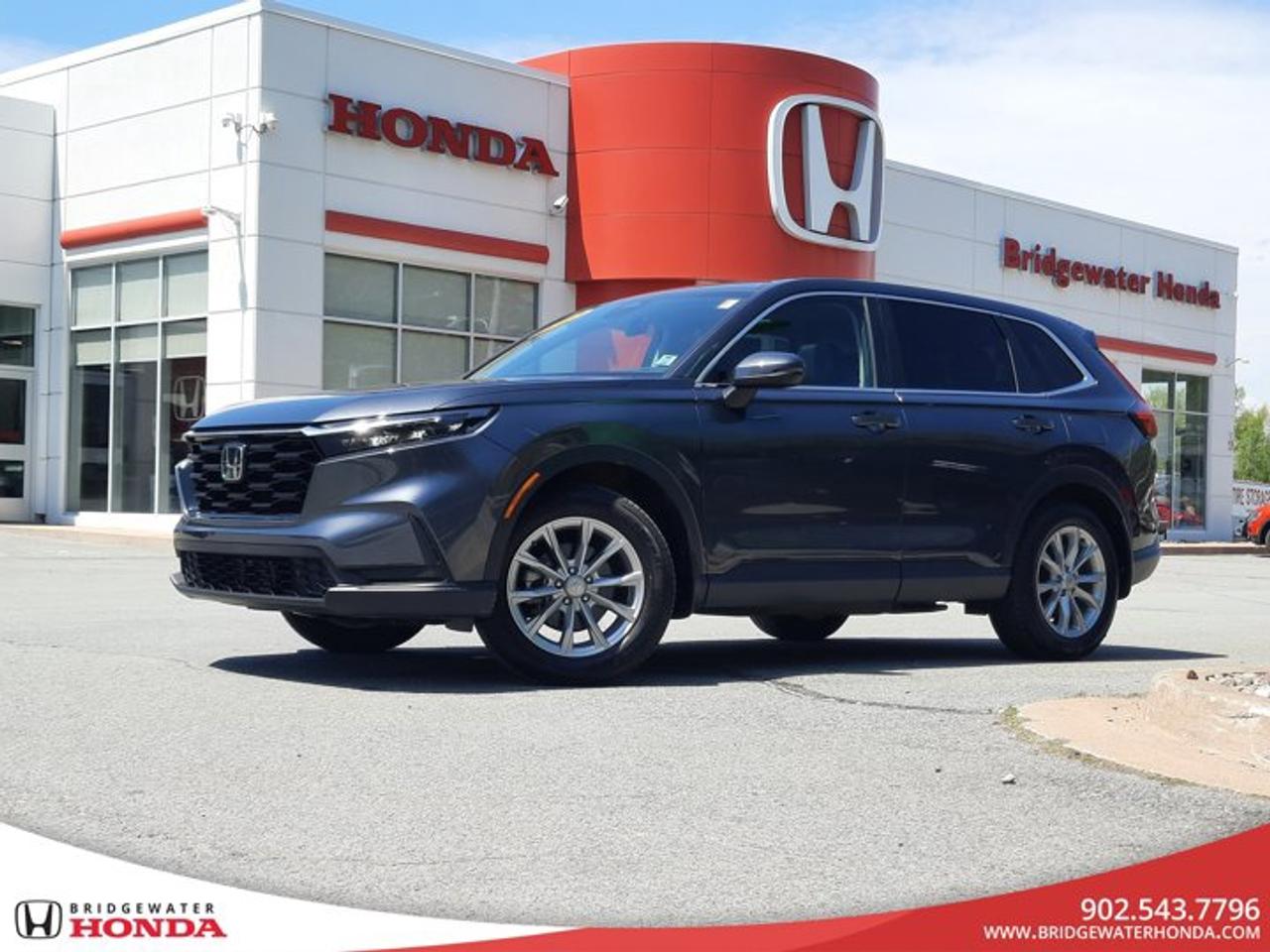 Gray 2023 Honda CR-V EX-L AWD CVT1.5L I4 Turbocharged DOHC 16VSteele Certified & MVIShop with confidence knowing this Steele Certified vehicle has been thoroughly inspected, serviced, and professionally reconditioned to meet our high standards.Front Brake Rotors and PadsRear Brake MaintenanceEvery vehicle includes:85-Point InspectionCurrent Motor Vehicle Inspection (MVI)Fresh Oil & Filter ChangeProfessional Interior & Exterior DetailComplimentary CARFAX Vehicle History ReportBrakes & Tires Certified with 60% or More Life RemainingWarranty Upgrade Options AvailableFlexible Financing SolutionsAll Trade-Ins WelcomeWe Want Your Car!Thinking about trading or selling?We want your vehicle and buy all makes and models. Whether youre upgrading, downsizing, or simply looking to sell, well offer a competitive value and make the process quick and easy.Contact us today for a free appraisal!With over 700 customers helped each year, our team is committed to providing a transparent, stress-free buying experience from start to finish.Quality vehicles, competitive financing, and a team thats here to help every step of the way.Your next vehicle is waiting lets find the right one for you today.