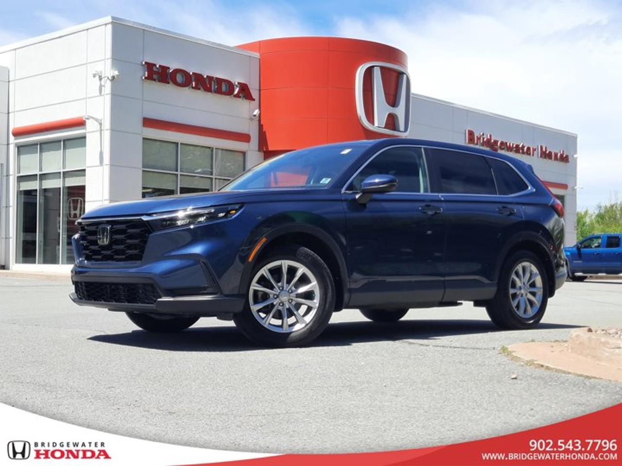Blue 2024 Honda CR-V EX-L AWD CVT1.5L I4 TurbochargedSteele Certified & MVIShop with confidence knowing this Steele Certified vehicle has been thoroughly inspected, serviced, and professionally reconditioned to meet our high standards.New TiresWipersBrake Fluid ServiceEvery vehicle includes:85-Point InspectionCurrent Motor Vehicle Inspection (MVI)Fresh Oil & Filter ChangeProfessional Interior & Exterior DetailComplimentary CARFAX Vehicle History ReportBrakes & Tires Certified with 60% or More Life RemainingWarranty Upgrade Options AvailableFlexible Financing SolutionsAll Trade-Ins WelcomeWe Want Your Car!Thinking about trading or selling?We want your vehicle and buy all makes and models. Whether youre upgrading, downsizing, or simply looking to sell, well offer a competitive value and make the process quick and easy.Contact us today for a free appraisal!With over 700 customers helped each year, our team is committed to providing a transparent, stress-free buying experience from start to finish.Quality vehicles, competitive financing, and a team thats here to help every step of the way.Your next vehicle is waiting lets find the right one for you today.