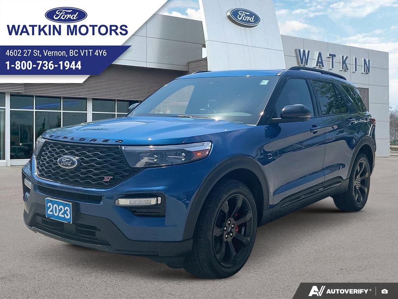 Used 2023 Ford Explorer ST 4WD TECH PACKAGE for sale in Vernon, BC