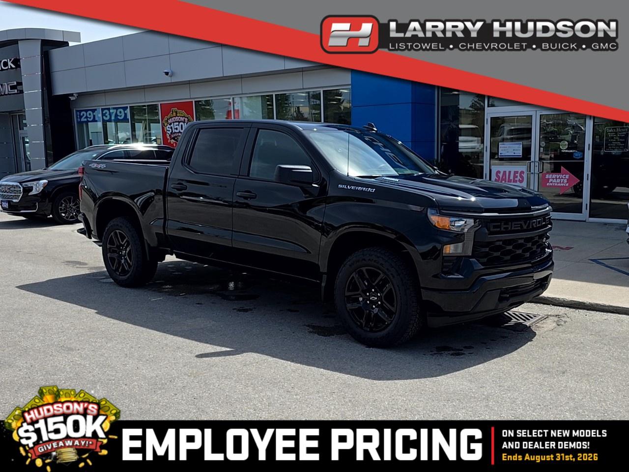 HUDSONS HAS IT! See it - Drive it - Own it - LOVE it. At Larry Hudson Chevrolet Buick GMC we make car buying a breeze! New car pricing with $0 down approvals are among your options (*on approved credit). There are a variety of finance and lease options available. Also expect top dollar for your trade-in! Selling price/payment shown includes cash incentive(s). Does not include HST & Licensing. Bi-Weekly payments reflect current Chevrolet Buick and GMC incentives. We have professional Product Specialist to guide you through your vehicle purchase. Contact us for more info! 1-800-350-3325