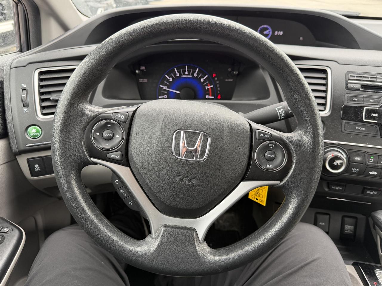 2015 Honda Civic Sedan LX   LOW KM   ONE OWNER   NO CLAIMS Photo