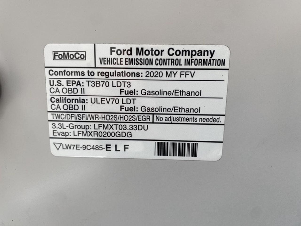 2020 Ford F-150 Supercab 6.5' Box Xlt Extended Cab Std Bed Photo