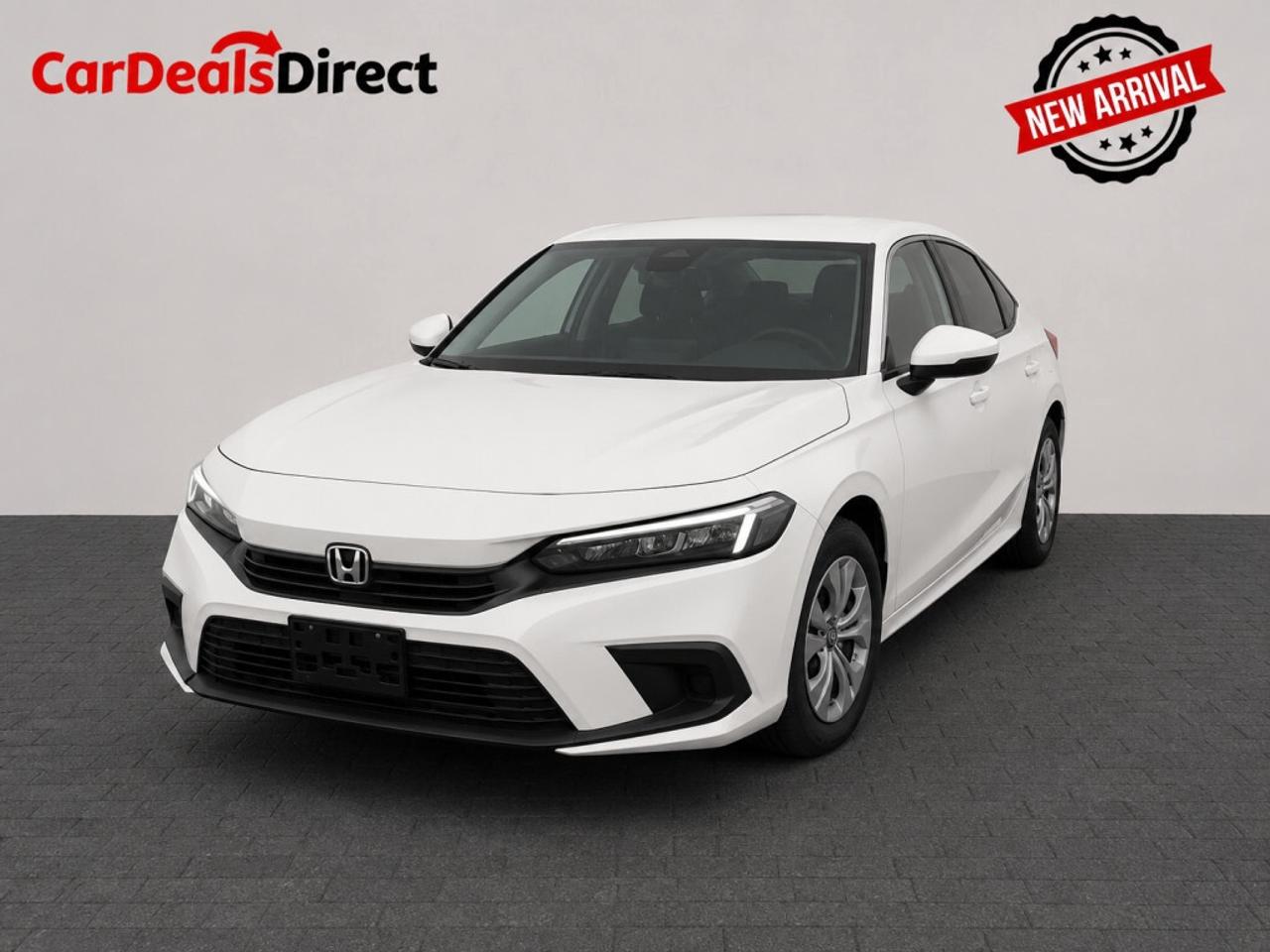 2022 Honda Civic Sedan EX   Low KMs   Sunroof   Blind Spot Assist   White Photo
