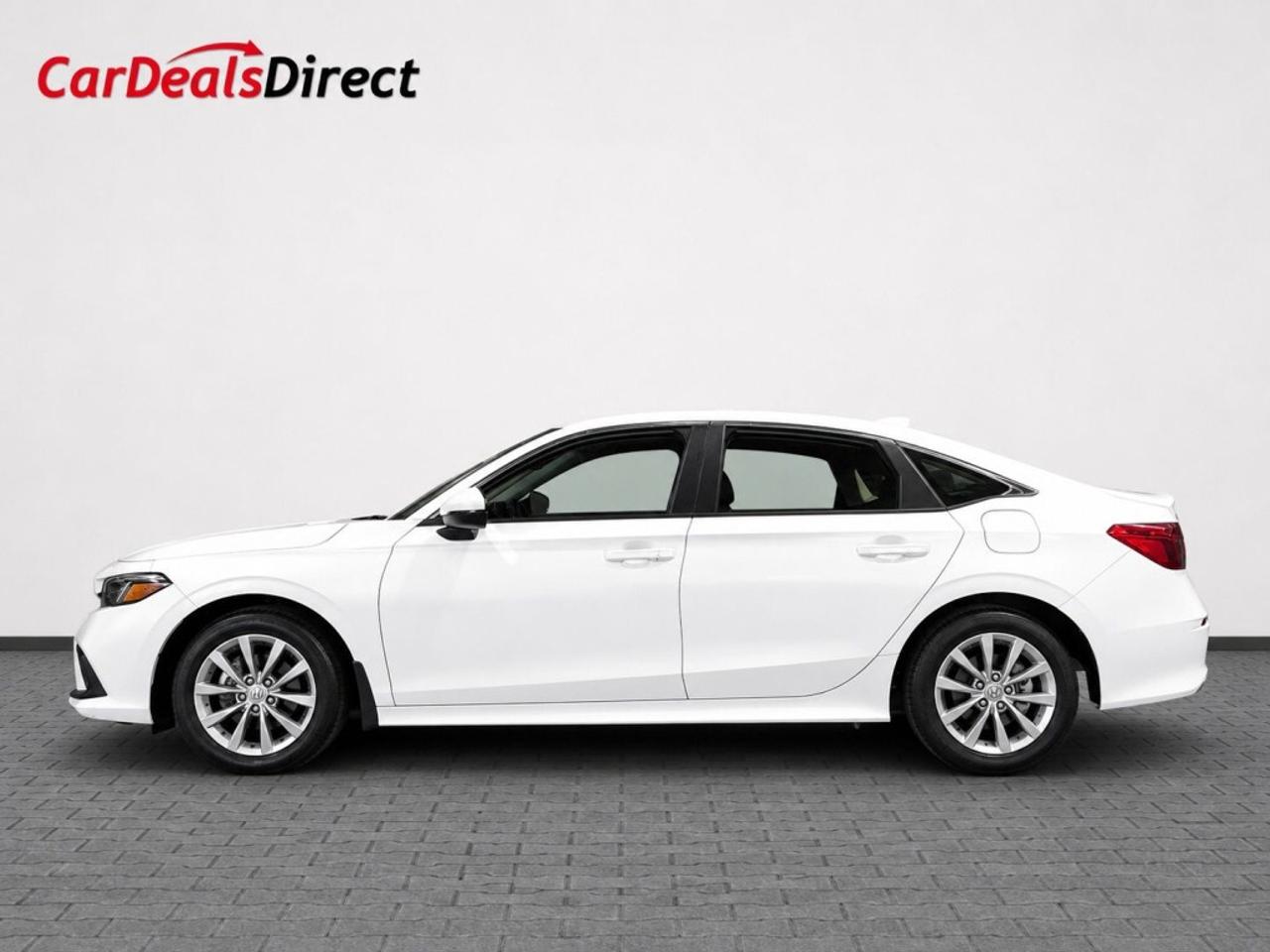 2022 Honda Civic Sedan EX   Low KMs   Sunroof   Blind Spot Assist   White Photo2