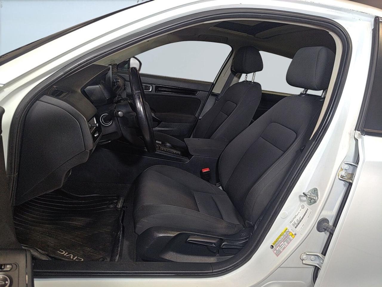 2022 Honda Civic Sedan EX   Low KMs   Sunroof   Blind Spot Assist   White Photo
