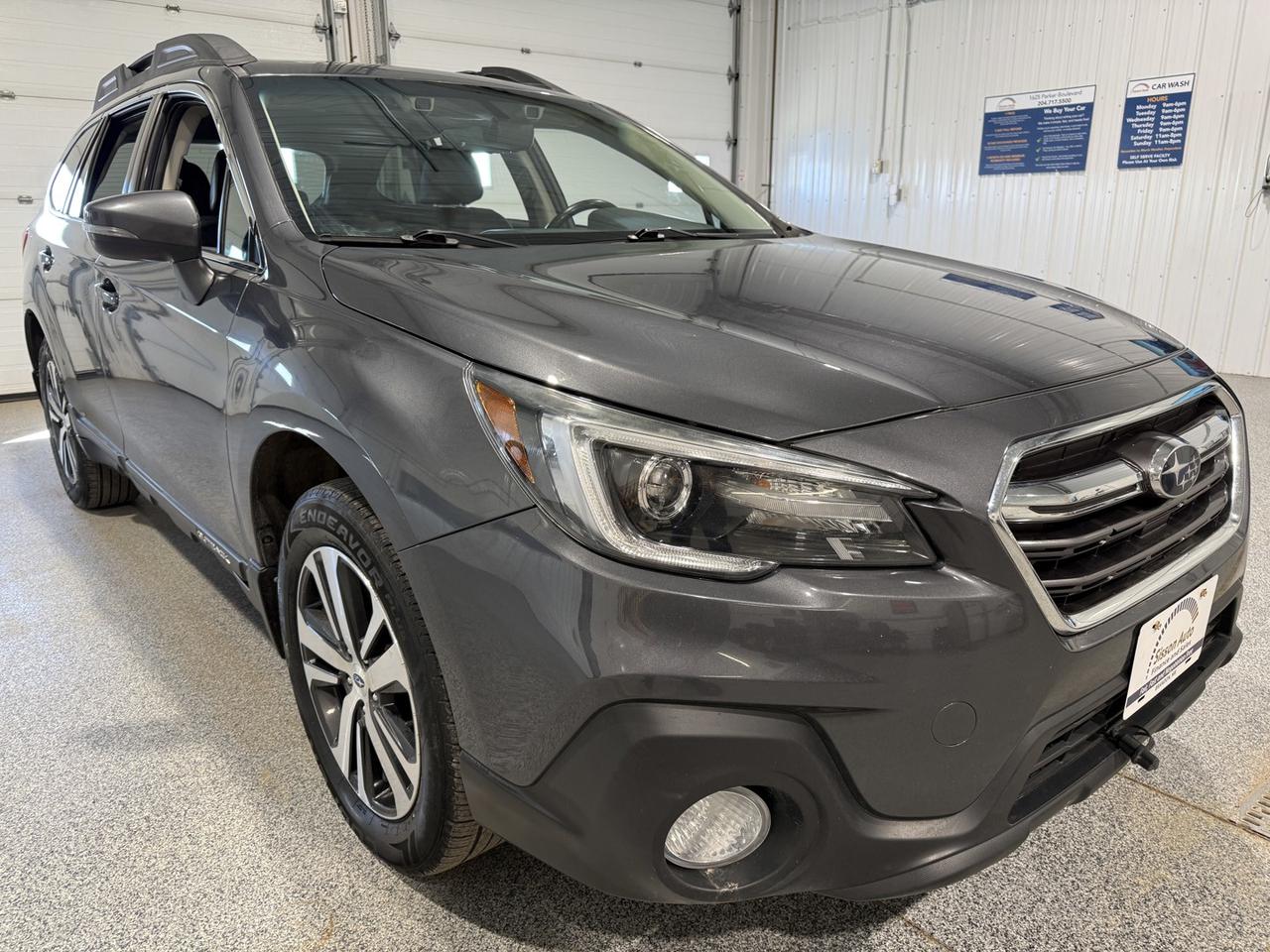 <p data-start=0 data-end=486>All-Weather Confidence Meets Premium Comfort</p><p data-start=0 data-end=486><br data-start=49 data-end=52> Take on every season with ease in this 2019 Subaru Outback! Powered by a dependable and fuel-efficient 2.5L engine paired with a smooth automatic transmission, this SUV is built for versatility and everyday reliability. Subarus renowned All-Wheel Drive system provides exceptional traction and stability, making it the perfect companion for everything from city commutes to weekend getaways in changing weather conditions.</p><p data-start=488 data-end=1280>Inside, this Outback offers a refined and feature-packed cabin designed for comfort and convenience. Enjoy heated front and rear seats along with a heated steering wheel to keep everyone warm during colder months. Power-adjustable seats with memory settings ensure the perfect driving position every time, while dual-zone climate control keeps passengers comfortable year-round. Stay connected with Apple CarPlay and Android Auto via Bluetooth or USB, and navigate with confidence using the built-in navigation system displayed on a user-friendly touchscreen. A premium Harman Kardon sound system delivers exceptional audio quality, and the sunroof adds an open, airy feel to every drive. The power liftgate adds everyday practicality for loading and unloading with ease.</p><p data-start=1282 data-end=1762>Advanced safety features give you added peace of mind on every journey. Equipped with adaptive cruise control, lane keep assist, blind spot monitoring, forward collision warning, backup camera, and parking sensors, this Outback is designed to help keep you and your passengers protected. Comfortable, capable, and loaded with premium features, this 2019 Subaru Outback is a fantastic choice for drivers who want confidence, safety, and versatility all in one package.</p><p data-start=1764 data-end=2218>At Sisson Auto, we make buying a vehicle a seamless and stress-free experience. Our transparent pricing eliminates haggling and eliminates any hidden fees. To give you peace of mind, we offer a 3-day/600 km No-Hassle Return Policy, a 30-day exchange privilege, minimum warranties with 24-hour roadside assistance, a check for safety recalls, and a complimentary CarFax history report. Plus, home delivery is free within 200 km. Dealer permit #5471.</p><p> </p><p data-start=2220 data-end=2402 data-is-last-node= data-is-only-node=>** This description was written by AI based on information provided about the vehicle. AI can sometimes produce incorrect information. Please confirm all details with the dealership.</p>