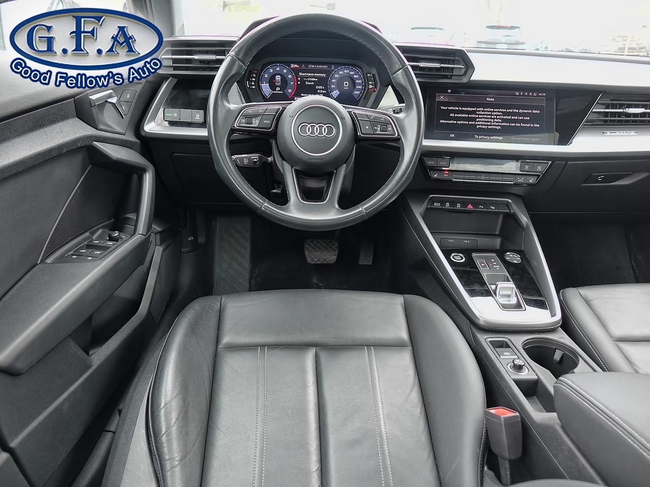2023 Audi A3 KOMFORT MODEL, QUATTRO, LEATHER SEATS, SUNROOF, RE Photo13