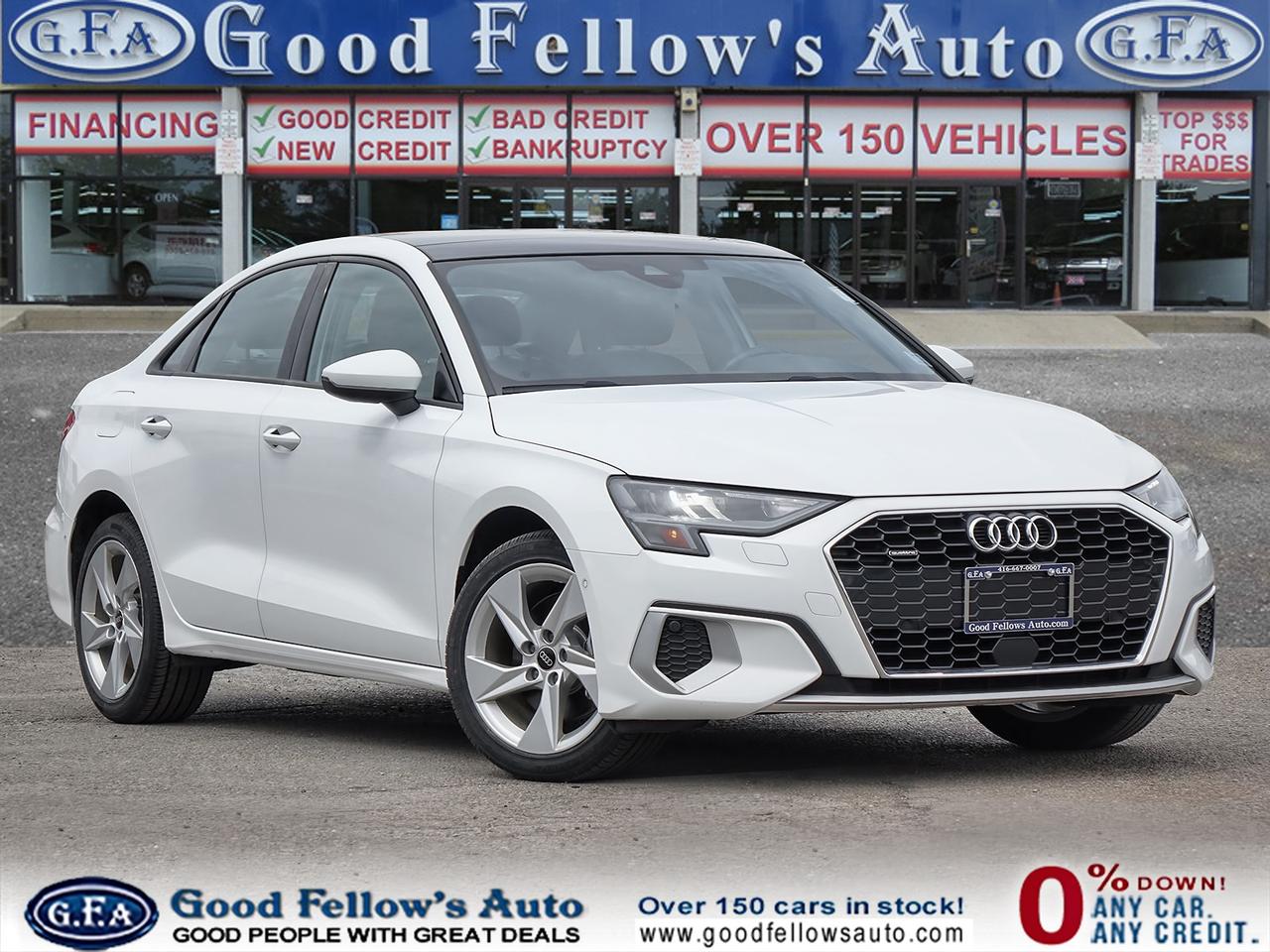2023 Audi A3 KOMFORT MODEL, QUATTRO, LEATHER SEATS, SUNROOF, RE