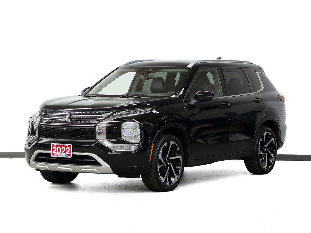 2022 Mitsubishi Outlander GT S-AWC | Pano roof | HUD | Leather | CarPlay
