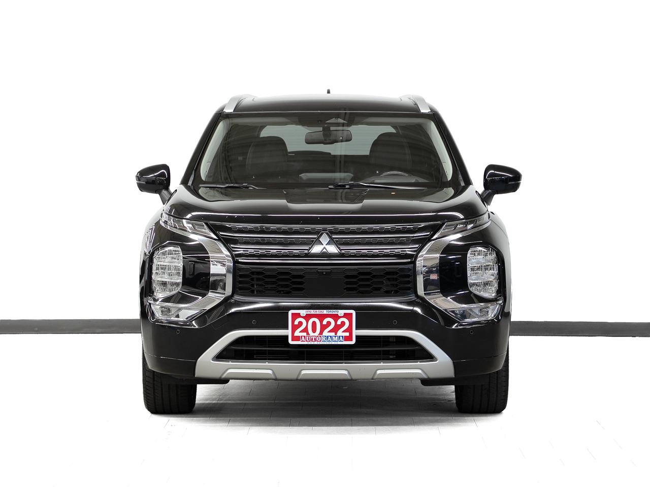 2022 Mitsubishi Outlander GT S-AWC | Pano roof | HUD | Leather | CarPlay