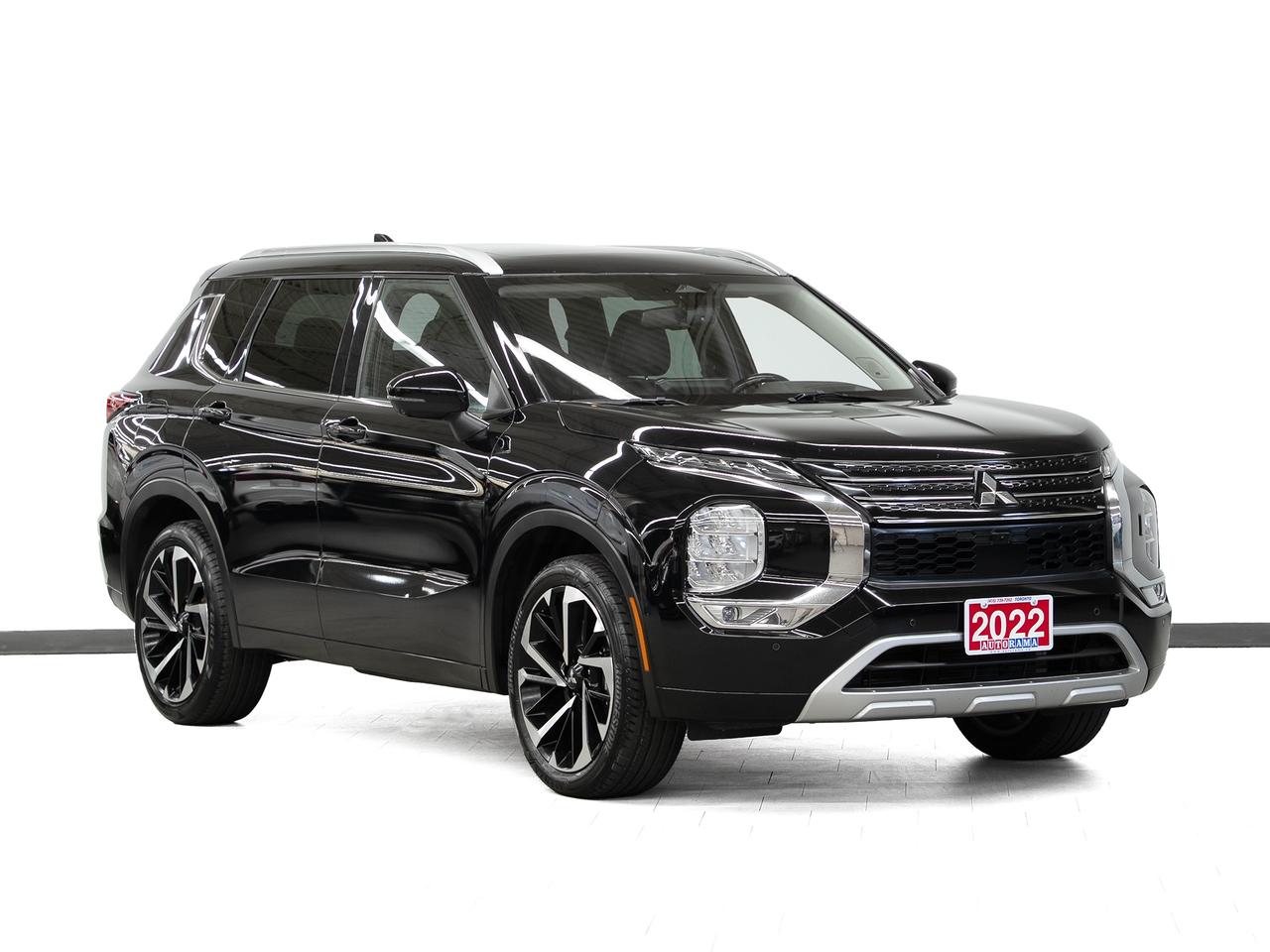 2022 Mitsubishi Outlander GT S-AWC | Pano roof | HUD | Leather | CarPlay
