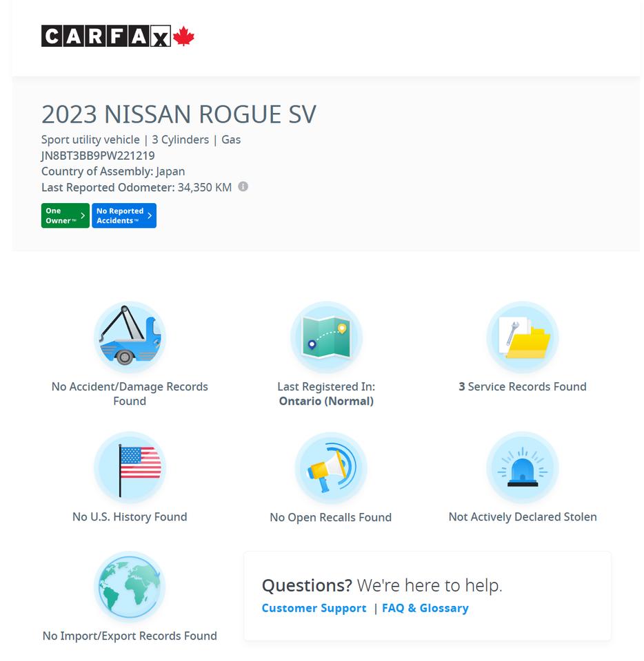2023 Nissan Rogue SV Moonroof+ONE OWNER+CLEAN CARFAX Photo