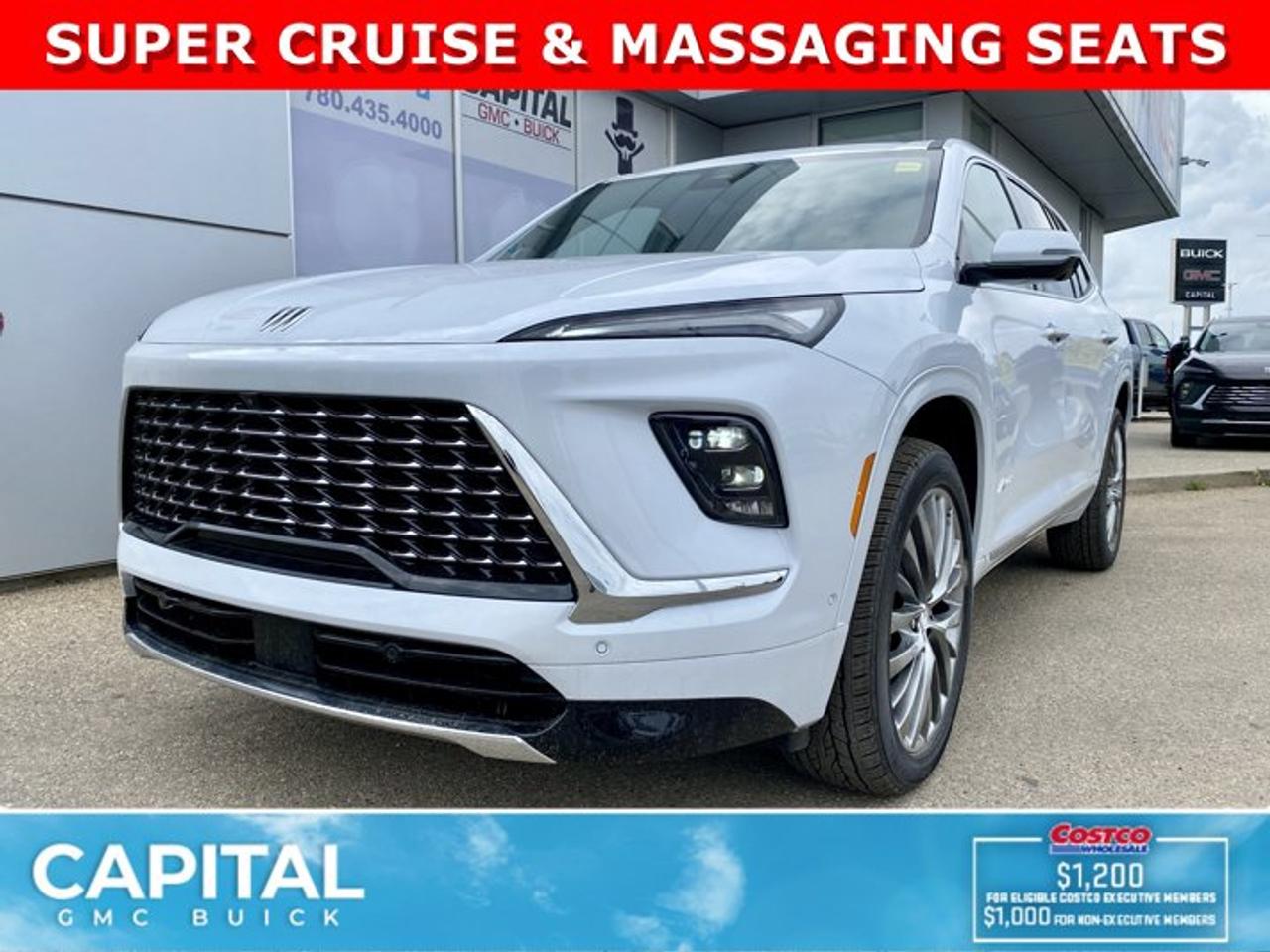 Take a look at this 2026 Buick Enclave Avenir.. Fully equipped with options like Super Cruise hands-free driving, Rear Streaming Camera Mirror, Heads-up Display, 360 CAM, Heated andCooled Seats, Heated Steering, Remote Start, MASSAGING SEATS, Trailering Package, Bose Performance 16-speaker system w/Sub-Woofer, and so much more... This 3 row SUV can be yours but CALL NOW!Ask for the Internet Department for more information or book your test drive today! Text 587-400-9276 for fast answers at your fingertips!AMVIC Licensed Dealer - Licence Number B1044900