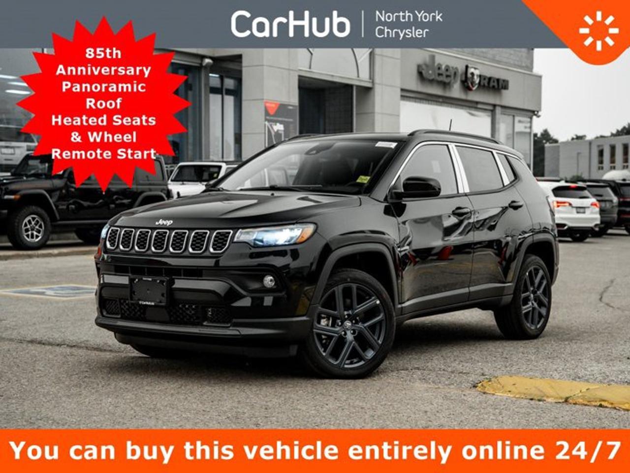 <p> This Jeep Compass boasts a Intercooled Turbo Regular Unleaded I-4 2.0 L/122 engine powering this Automatic transmission. TRANSMISSION: 8-SPEED AUTOMATIC  (STD), ENGINE: 2.0L DOHC I-4 DI TURBO W/ESS  (STD), DIAMOND BLACK CRYSTAL PEARL. <p> This Jeep Compass Features the Following Options <br /> Wheels: 19 x 7.5 Painted Steel Oxide, Vinyl Door Trim Insert, Variable Intermittent Wipers, Vanity w/Driver And Passenger Auxiliary Mirror, Trip Computer, Transmission w/Driver Selectable Mode and Autostick Sequential Shift Control, Tracker System, Towing Equipment -inc: Trailer Sway Control, Tires: 235/45R19 BSW All-Season, Tire Specific Low Tire Pressure Warning. </p> <p>Drive Happy with CarHub<br>*** All-inclusive, upfront prices  no haggling, negotiations, pressure, or games*** Purchase or lease a vehicle and receive a $1000 CarHub Rewards card for service. *** All available manufacturer rebates have been applied and included in our new vehicle sale price*** Purchase this vehicle fully online on CarHub websites</p> <p>Transparency Statement<br>USED VEHICLES:Online prices and payments are for finance purchases  please note there is a $850 safety certification fee. if not Certified, then as per OMVIC Regulations the vehicle is deemed to be not drivable and Not Certified. Cash purchases for used vehicles have a $2,350 surcharge which includes the safety certification (the finance price + $2,350).NEW VEHICLES:New financed vehicles are subject to an $ 850 Processing Fee. New cars priced at over $100,000 including add-ons or accessories are subject to the additional federal luxury tax.While every effort is taken to avoid errors, technical or human error can occur, so please confirm vehicle features, options, materials, and other specs with your CarHub representative. This can easily be done by calling us or by visiting us at the dealership. CarHub used vehicles come standard with 1 key. If we receive more than one key from the previous owner, we include them with the vehicle. Additional keys may be purchased at the time of sale. Ask your Product Advisor for more details. Payments are only estimates derived from a standard term/rate on approved credit. Terms, rates and payments may vary. Prices, rates and payments are subject to change without notice. Please see our website for more details.</p>