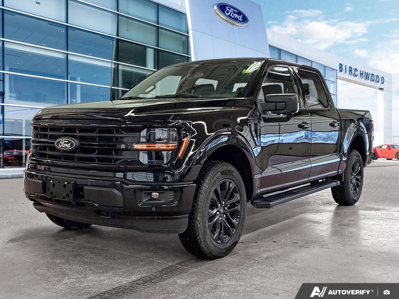 If youre looking for a capable, well-equipped half-ton thats ready to work and look good doing it, this 2026 Ford F-150 XLT in Agate Black Metallic checks every box. Loaded with the 302A package, Black Appearance Package, and the 3.5L EcoBoost paired with 4WD, this truck is built for those who demand performance and presence without compromising on features.

- 302A Equipment Group with Black Appearance Package  a distinctive, blacked-out look that sets this F-150 apart from a standard XLT
- 3.5L V6 engine with 4-Wheel Drive and Automatic transmission  proven power for towing, hauling, and tackling varied terrain
- Class IV Tow Package  includes hitch and Trailer Sway Control for confident towing capability right out of the box
- BLIS (Blind Spot Information System) with Cross-Traffic Alert and Reverse Brake Assist  added awareness for trailering and city driving
- Collision Mitigation (Forward) and Hill Hold Control  practical safety tech for real-world driving conditions
- Autolamp Auto On/Off LED Reflector Headlamps with Automatic High-Beam  hands-free visibility when driving in low-light conditions
- Crew Cab Short Bed configuration with 5-passenger seating and fold-up rear cushion  versatile layout for both crew and cargo
- Low mileage at just 2,353 km  essentially new, with the value of a pre-titled unit

Ready to get behind the wheel? Visit Birchwood Ford online at www.birchwoodford.ca to reserve this truck, start your purchase, or book a test drive. Our team is happy to answer any questions and walk you through every option available to you  on your terms, at your pace.
Birchwood Ford is your choice for New Ford vehicles in Winnipeg. 

At Birchwood Ford, we hold ourselves to the highest standard. Our number one focus is customer satisfaction which has awarded us the Ford of Canadas Presidents Award for 5 consecutive years. This honour is presented to Ford dealers that have proven outstanding results in Sales and Customer Service Excellence.

Are you a newcomer to Canada, recent graduate, first time car buyer or physically challenged? Ask us about our exclusive rebates and how they may apply to you.
 
Interested in seeing/hearing more? Book a test drive or give us a call at (204) 661-9555 and we can help you with whatever you need!

Dealer permit #4454
Dealer permit #4454