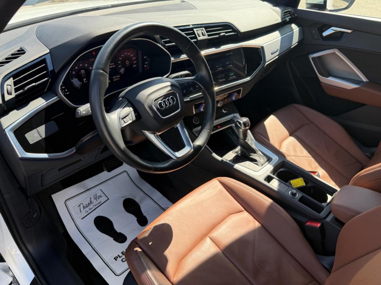 2022 Audi Q3 QUATTRO PREMIUM 40 TFSI /BROWN LEATHER /PANO ROOF - Photo #13