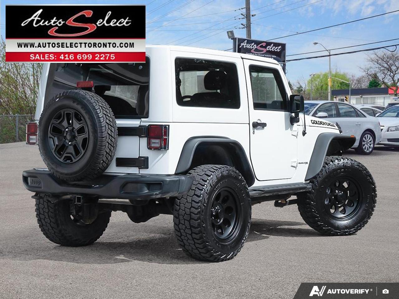 2018 Jeep Wrangler JK Sport 4x4 - 6 Speed Manual - Golden Eagle - Clean Carfax Photo3