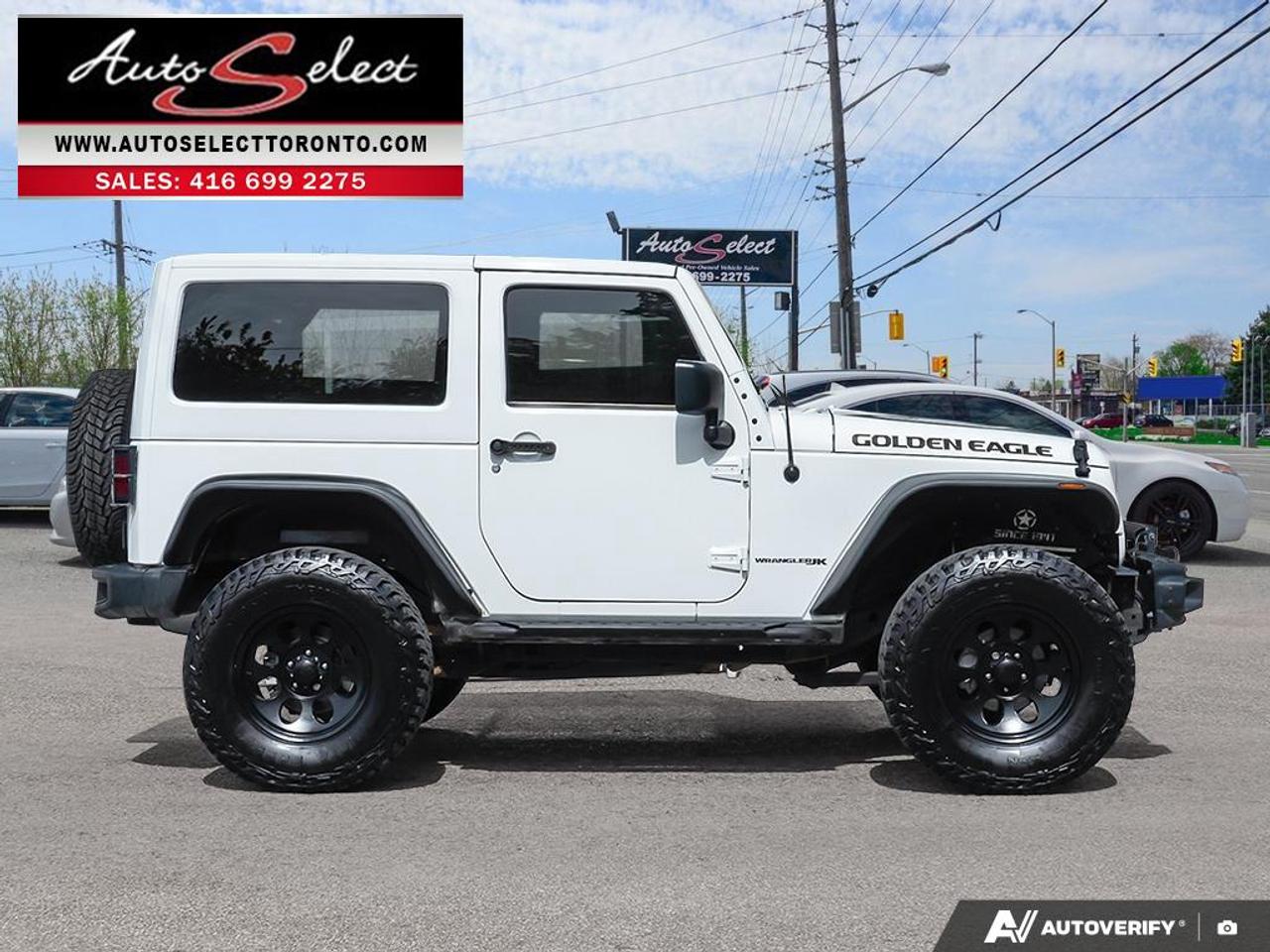 2018 Jeep Wrangler JK Sport 4x4 - 6 Speed Manual - Golden Eagle - Clean Carfax Photo