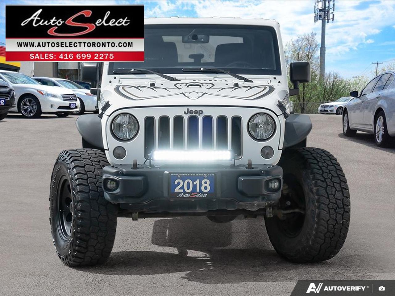 2018 Jeep Wrangler JK Sport 4x4 - 6 Speed Manual - Golden Eagle - Clean Carfax Photo